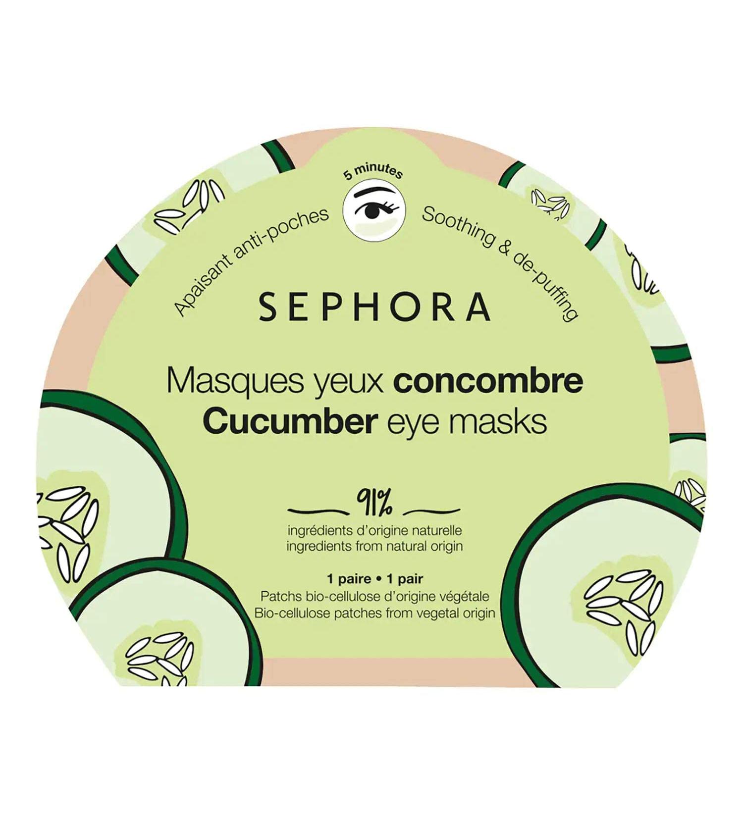 Sephora Collection Natural Cucumber Eye Masks