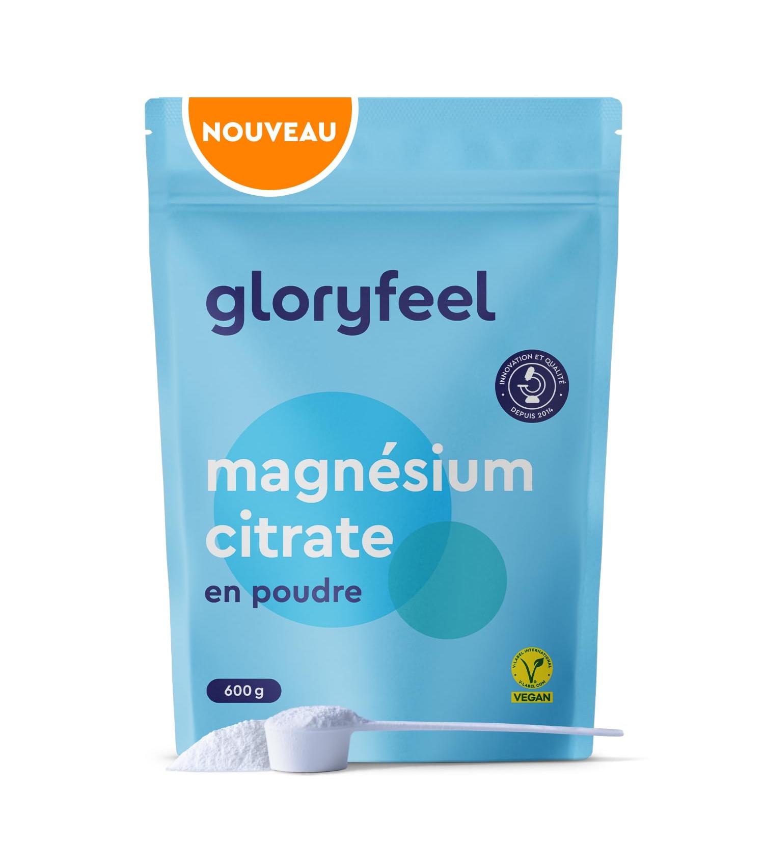 Magnesium Citrate Powder 600g for a 6 Month Cure 266mg of Magnesium Citrate per Day To Increase Energy and Normal Muscle Function* 100% Vegan and No Additives - Buy Online on GoSupps.com