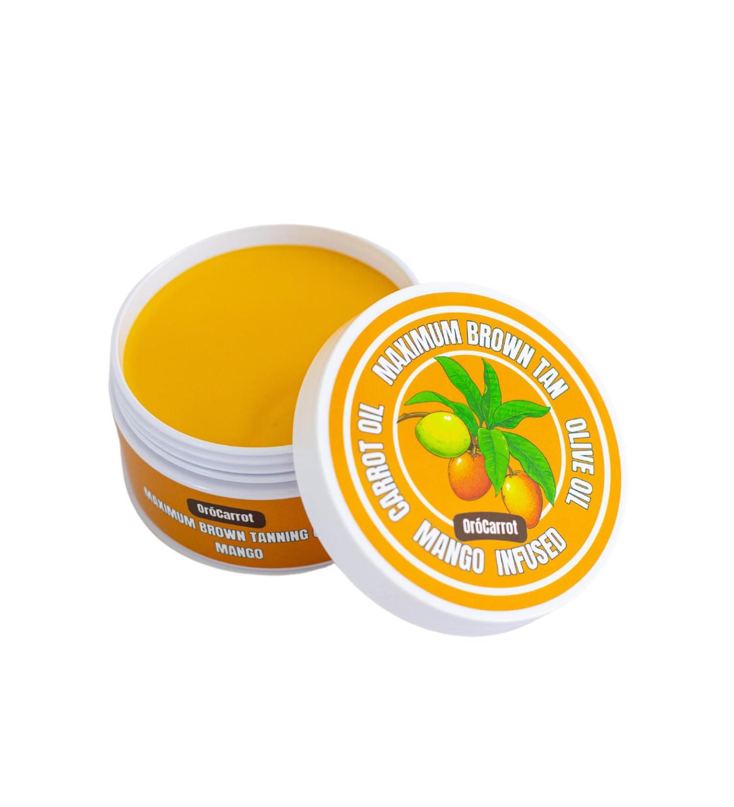 OroCarrot Maximum Brown Tanning Gel: Added Peptide Carrot & Olive Oil (MANGO) - Buy Online on GoSupps.com