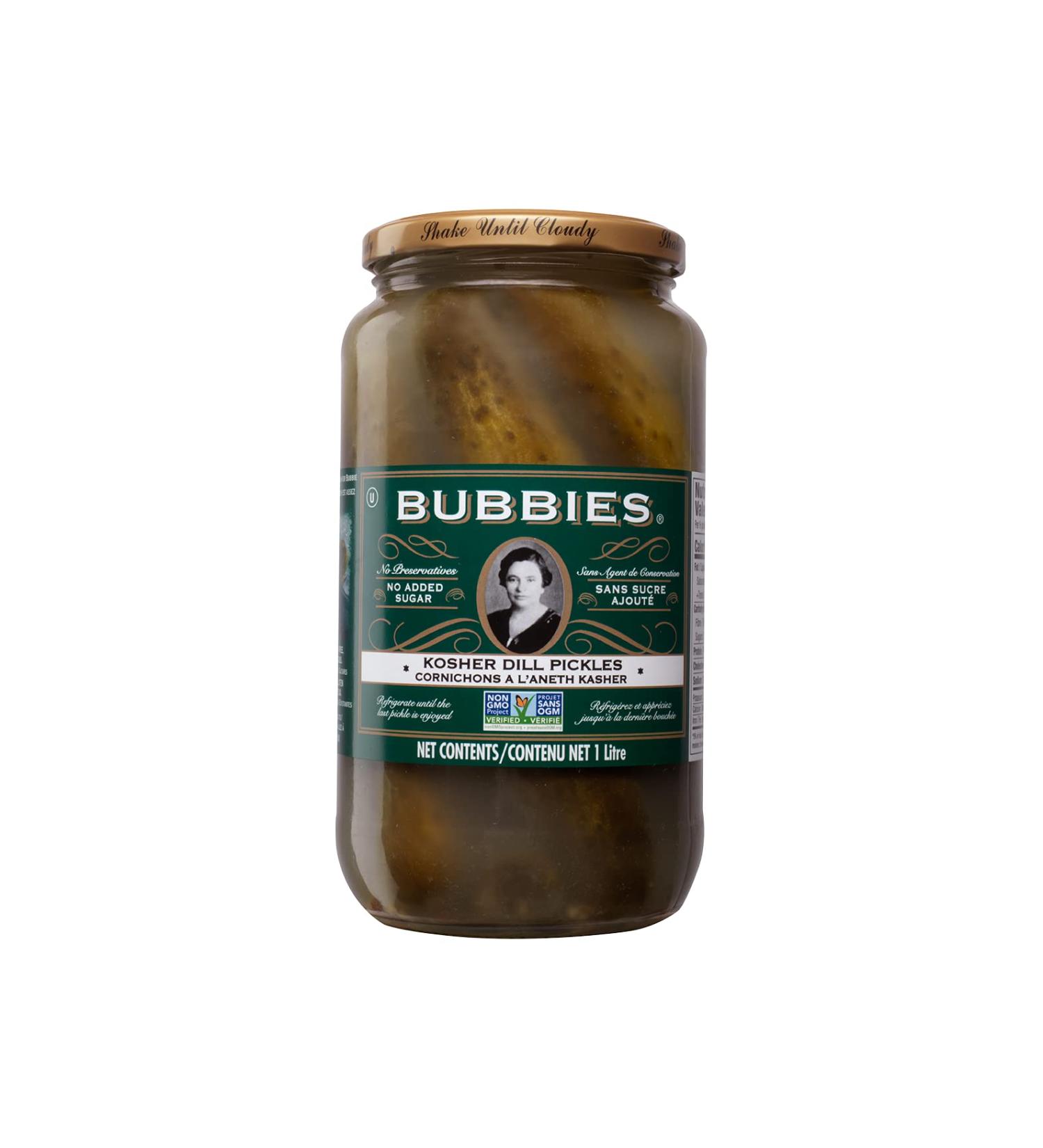 Bubbies Pure Kosher Dill Pickle 33.0 OZ(Pack of 1)