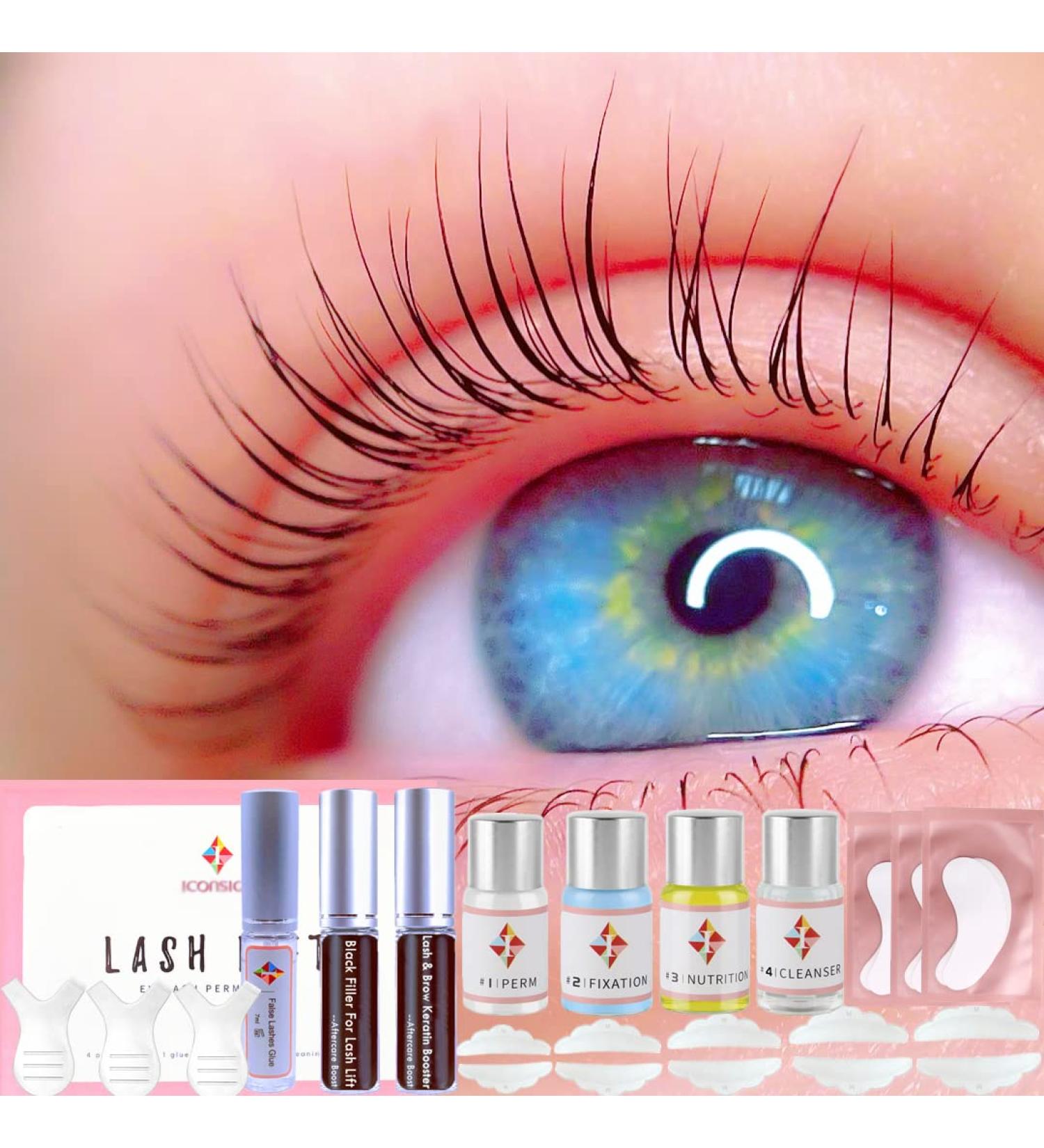 Lash Lift Kit - DIY Eyelash & Brow Perm, Strong Glue for Voluminous Eyes, 6-8 Weeks Long Lasting, All in One Upgrade Version - Buy Online on GoSupps.com