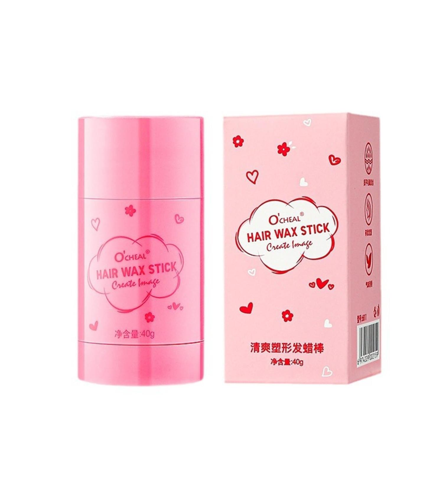 Hair Wax Stick for Broken Hair Non-Greasy Refreshing Styling Cream for Curly Fluffy Hair Hair Edge Control 40g - Buy Online on GoSupps.com