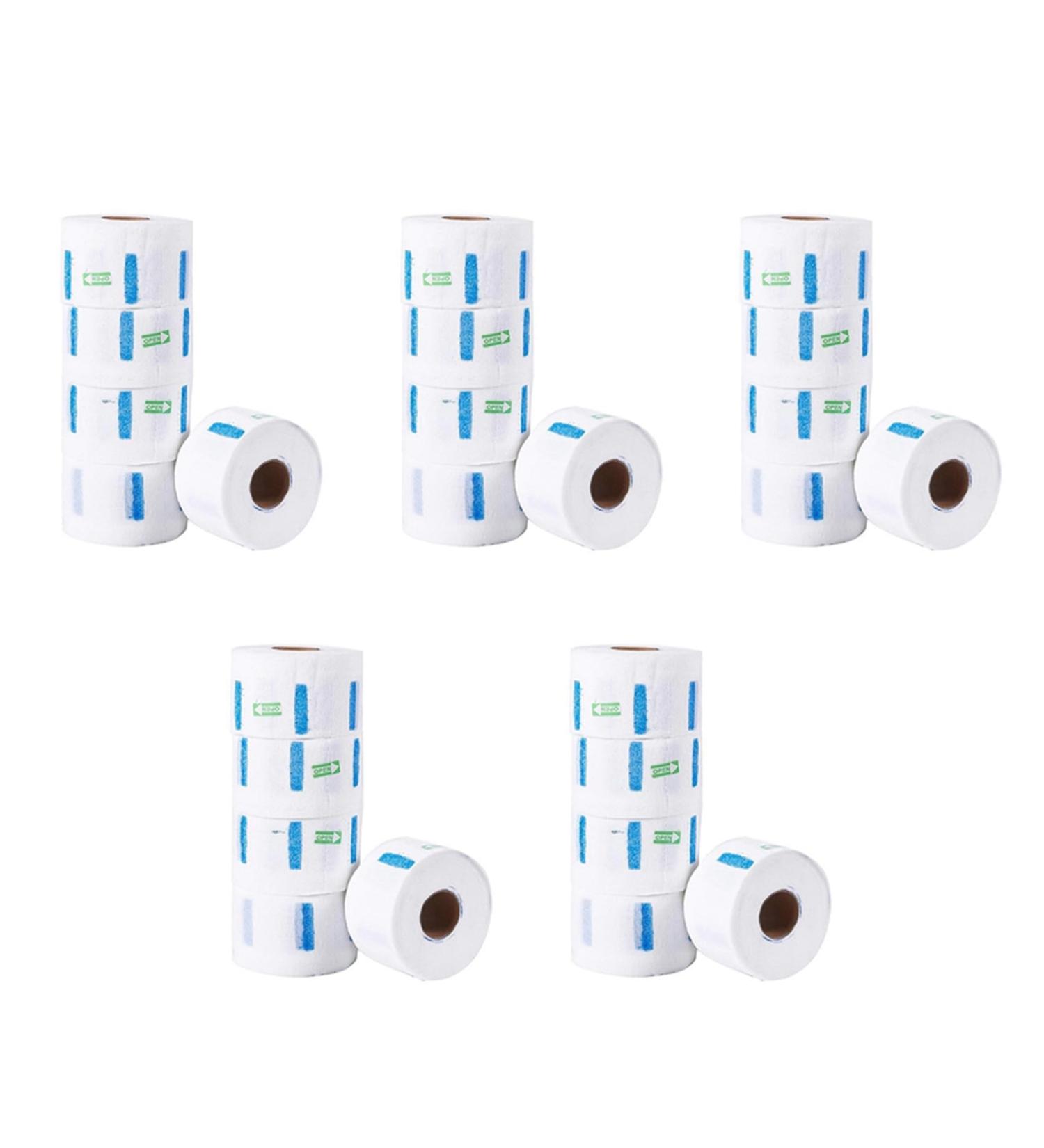 Bcowtte 25 Neck Hair Cutting Collar Strip Roll Paper Salon Barber Dispose - Buy Online on GoSupps.com