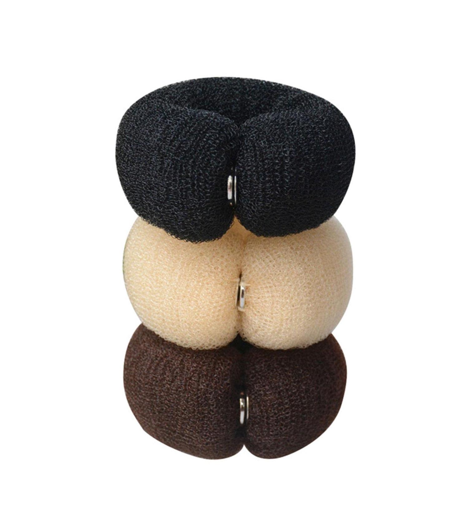 Ulapithi Donut Hair Bun Maker Set - 3 Pieces for Perfect Hairstyles | Hair Styling Tool for Children & Women - Buy Online on GoSupps.com