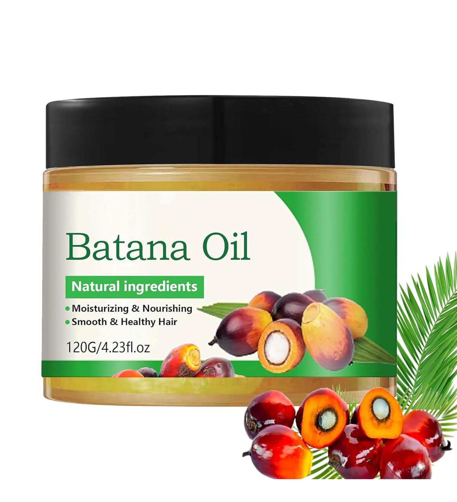 100% Pure Batana Oil for Hair Growth - Unrefined Organic & Natural | Dr. Sebi's Raw Batana Oil from Honduras | 4.05oz/120ml for All Hair Types - Buy Online on GoSupps.com