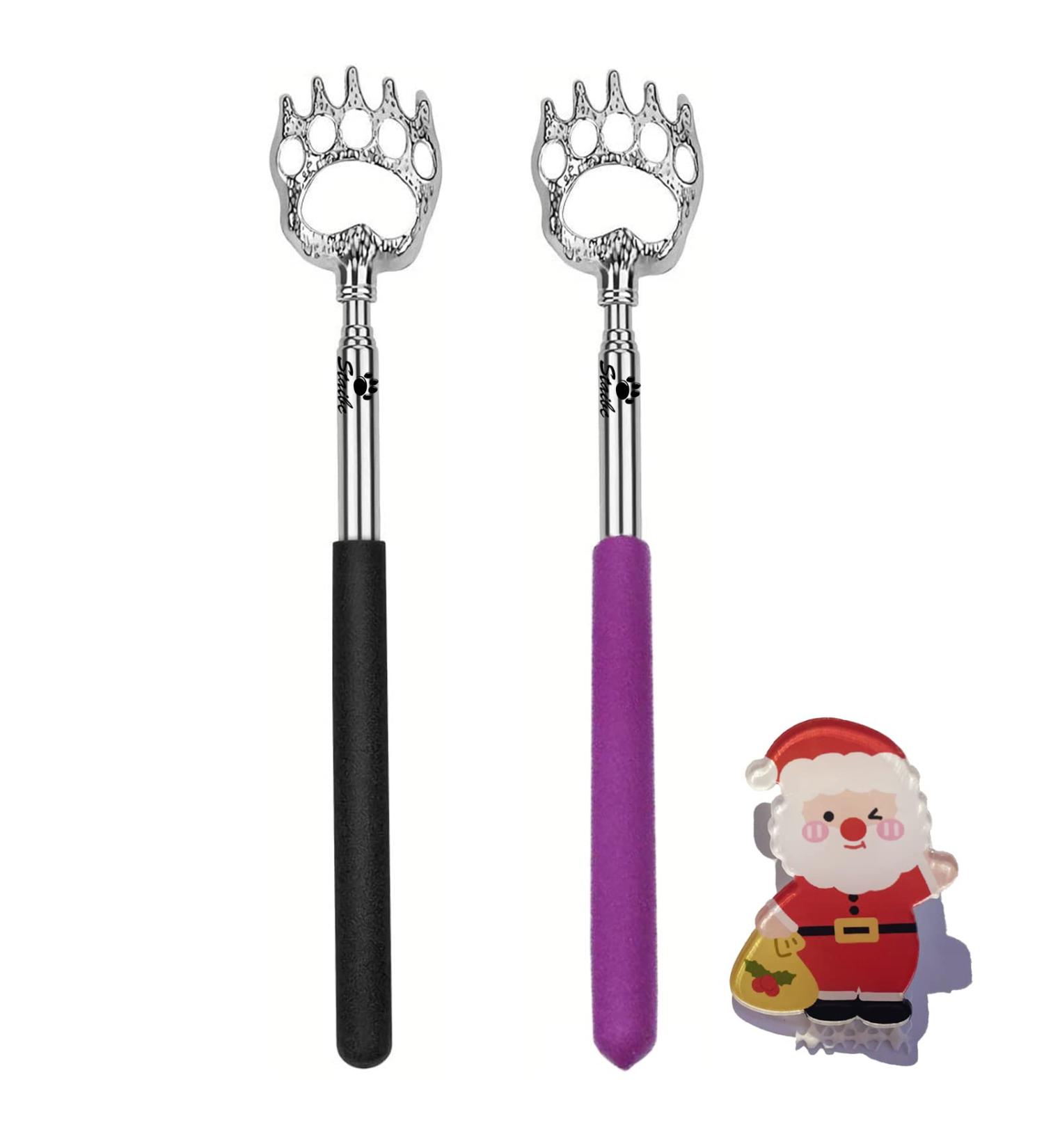 StaiBC Bear Claw Telescopic Back Scratcher & Massager - Portable Hand Tool for Humans & Pets (2 Pack) - Buy Online on GoSupps.com
