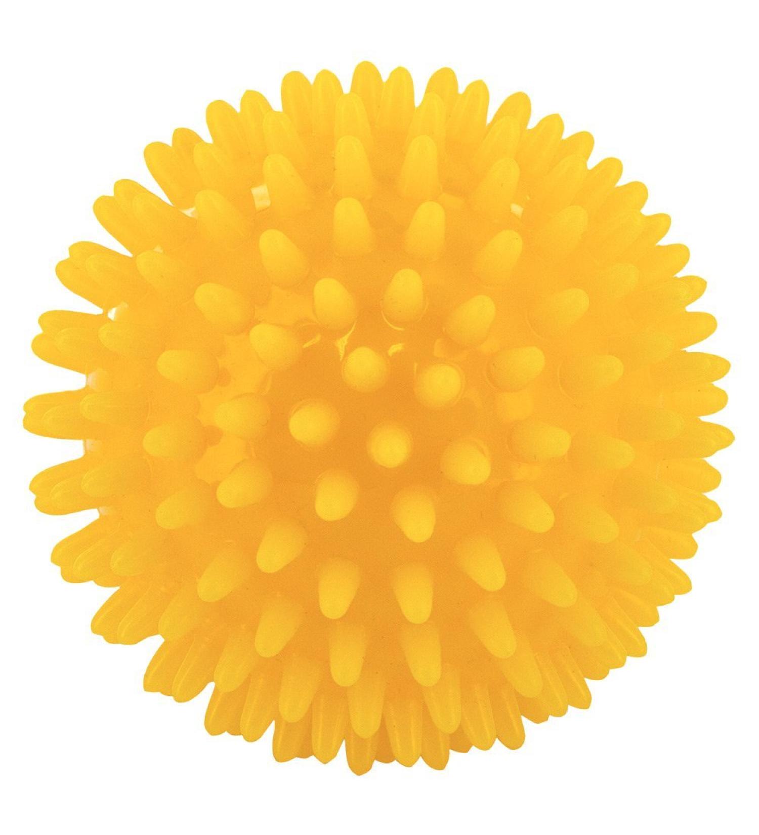 Hedgehog ball 8 cm yellow 1 st