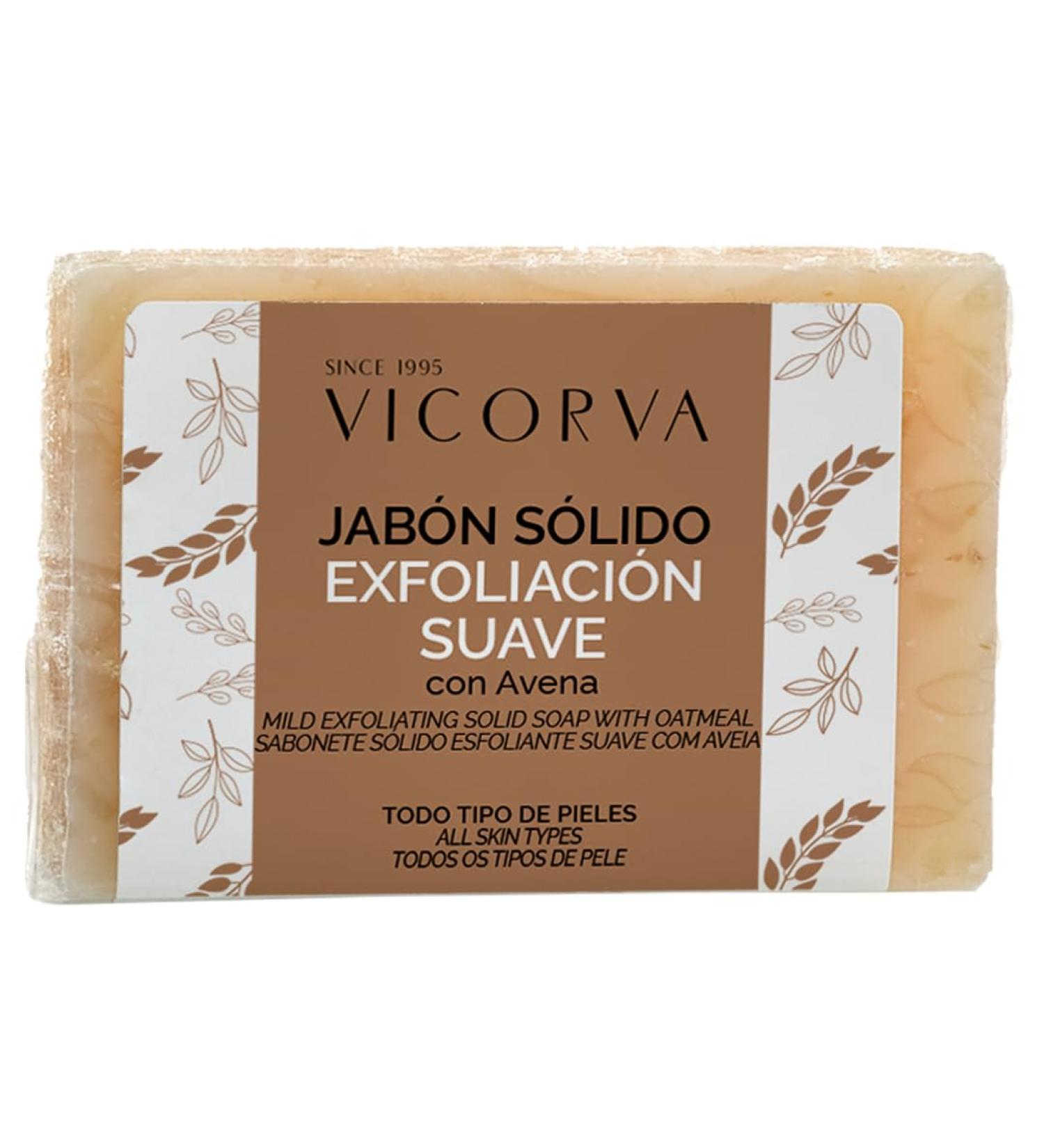  VICORVA Vicorva | Oat Pill Solid Soap | Moisturizing Nourishing and Soothing | Made in Spain | Natural Ingredients | 100g - Buy Online on GoSupps.com
