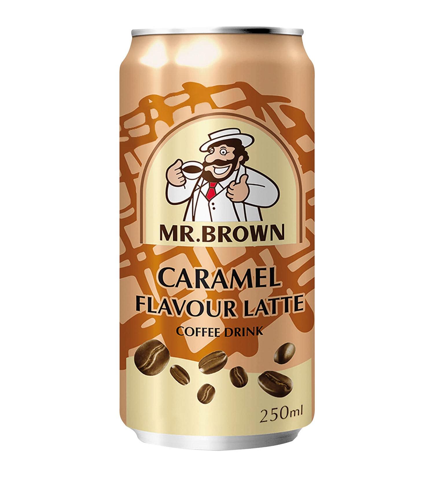 Mr. Brown Caramel Flavour Latte 24 x 250ml - International Shipping Buy Online Now - Buy Online on GoSupps.com