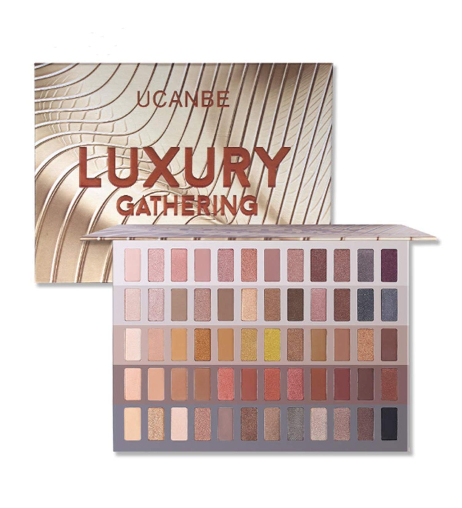 Ucanbe 60 Colors Eyeshadow Palette - Professional Shimmer & Matte Makeup Long-Lasting Pigment for Smoky & Naked Eyes - Buy Online on GoSupps.com