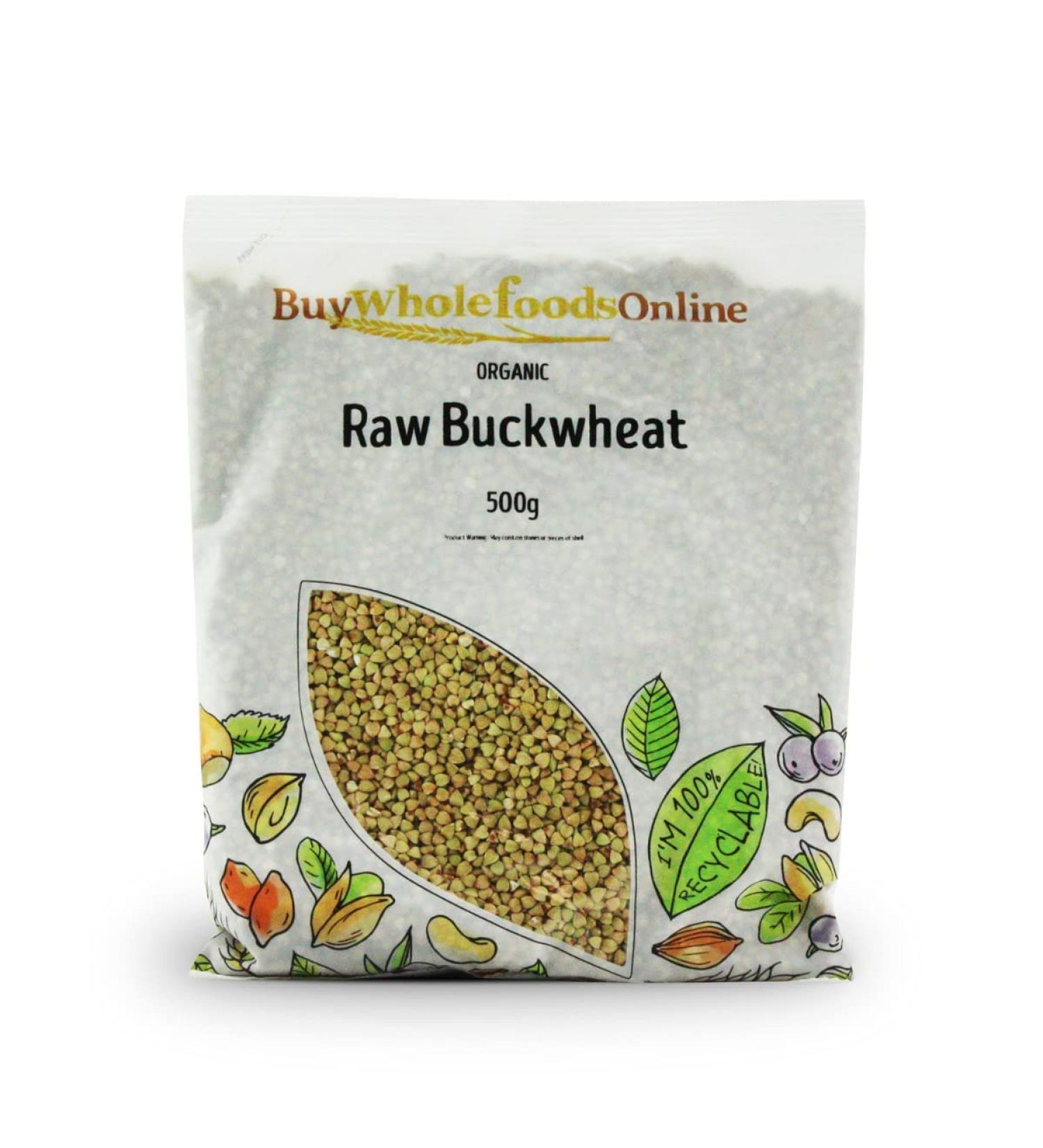 Organic Buckwheat Raw 500g (BWFO)