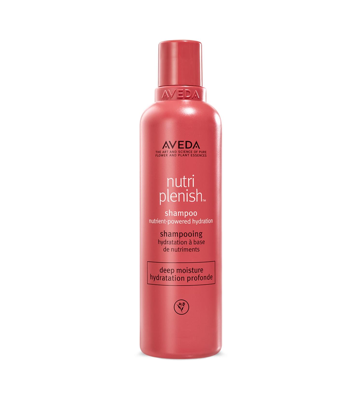 Aveda Nutriplenish Shampoing Hydratation Profonde | Shampoing riche en superaliments pour cheveux secs | Huile de grenade bio huile de coco beurre de mangue | 94% d'origine naturelle* 250 ml (Lot de 1) - Buy Online on GoSupps.com
