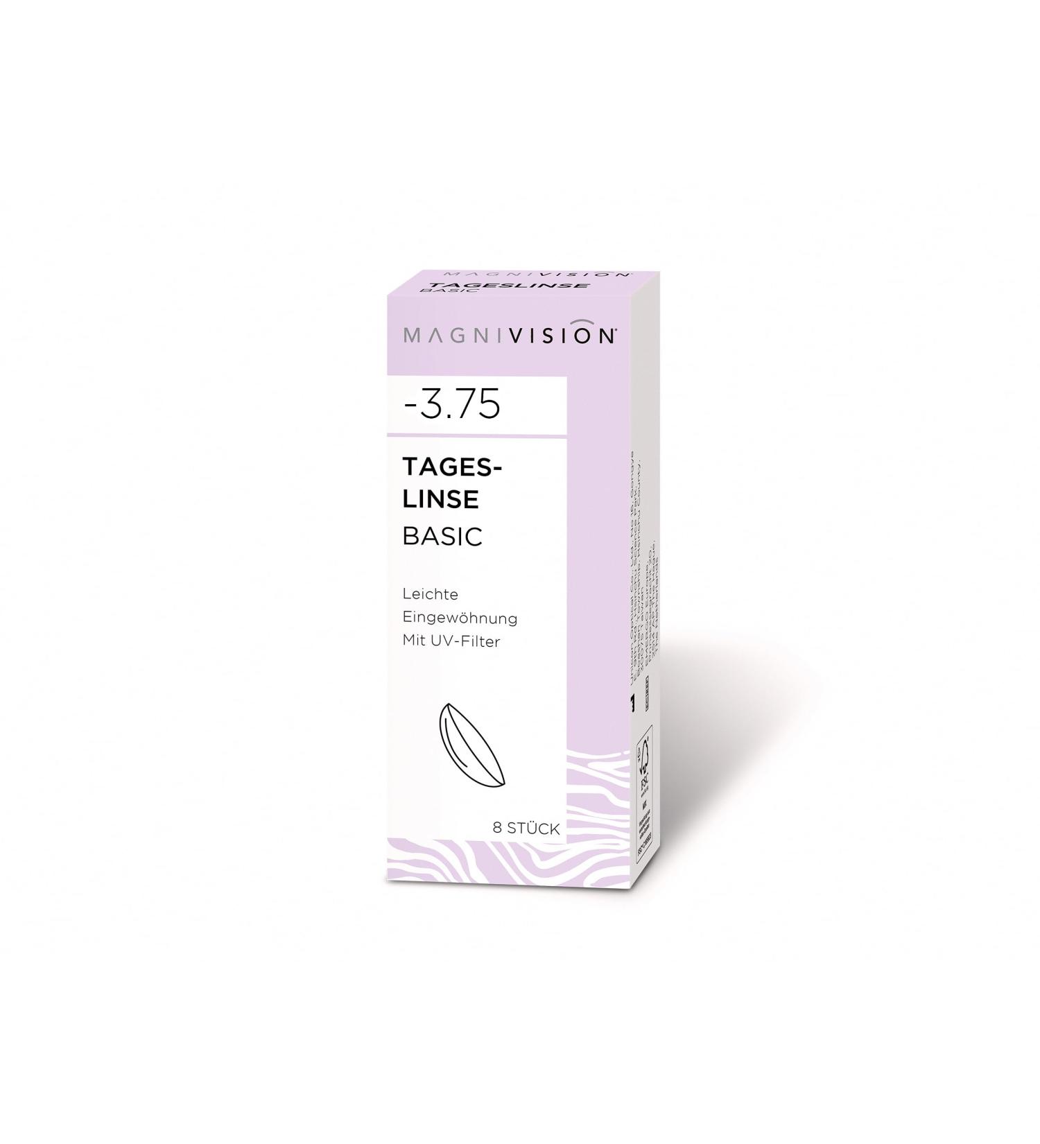 Buy Magnivision Daily Lenses - Basic 8 Soft Contact Lenses -1.50 dpt | Hydrogel & UV Filter for Comfort No Preservatives - Buy Online on GoSupps.com