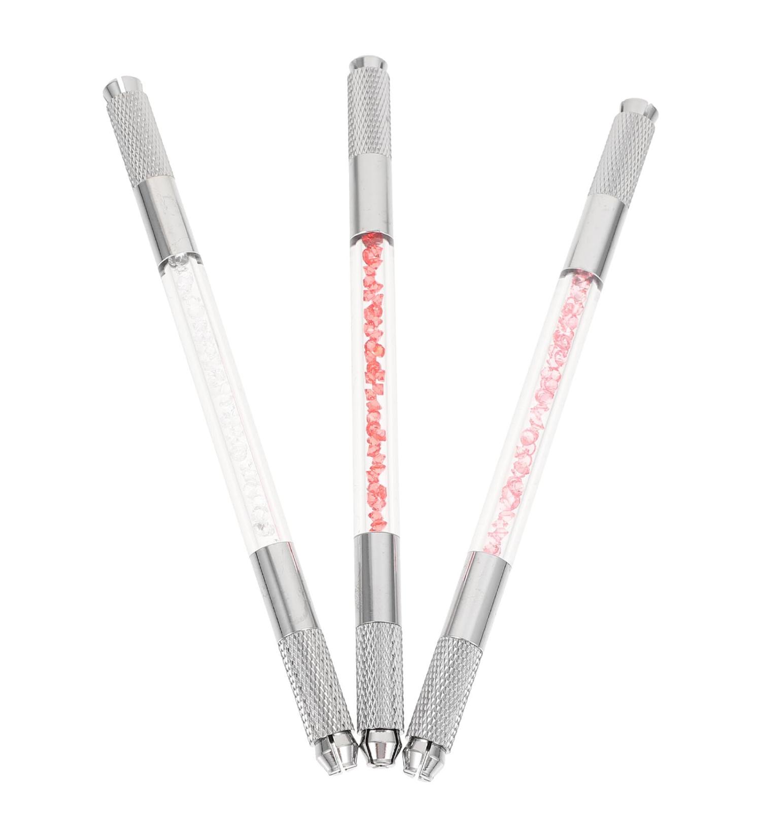 TOPBATHY 3pi ces Stylos Microblading Crystal Double Embout pour Sourcils Manuels Outils de Maquillage pour Femmes Couleur Al atoire - Buy Online on GoSupps.com