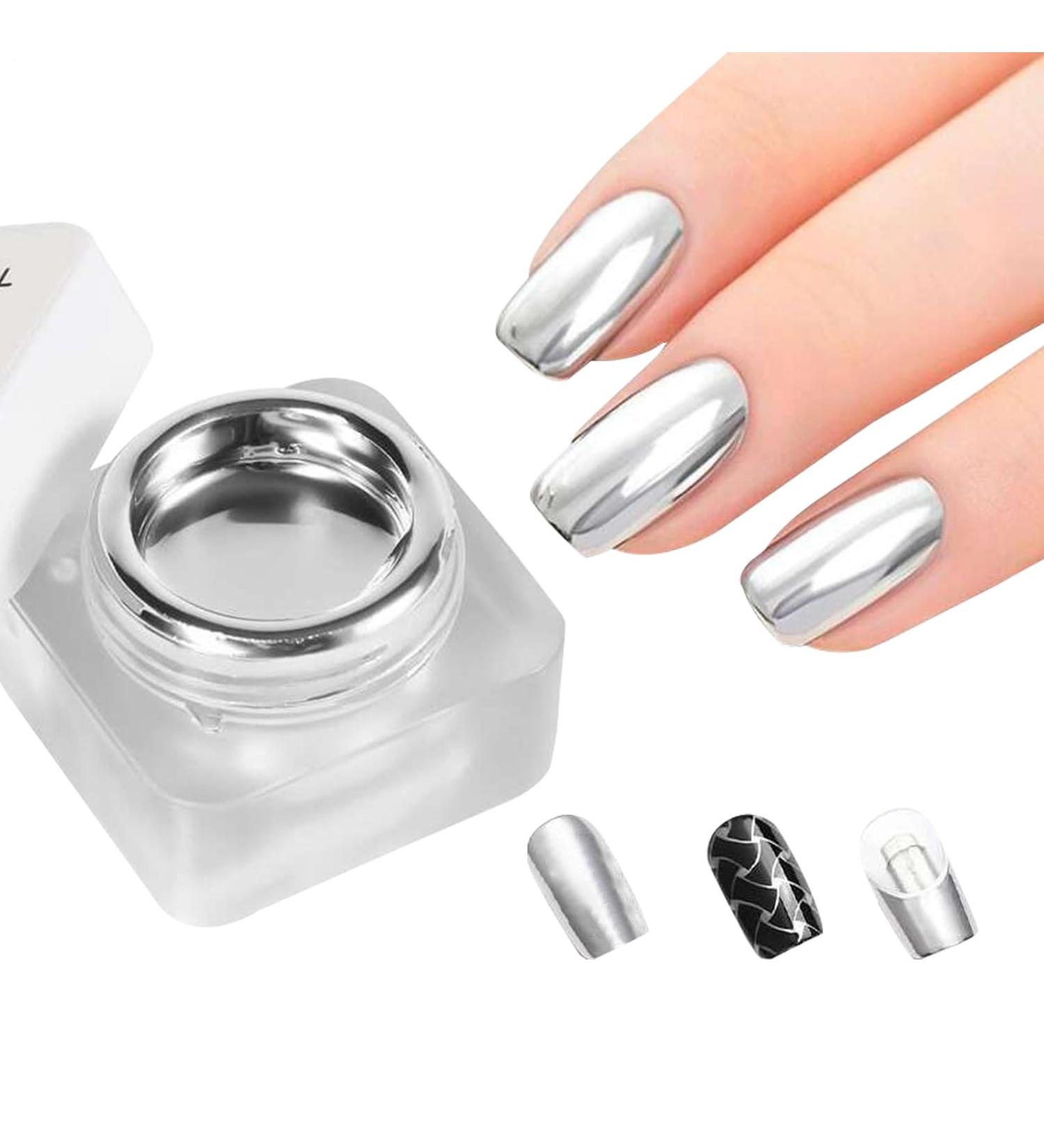  Yplkm Metallic Gel Paint | Gel Mirror Drawing - Art Painting Decoration on UV/LED Mirror for Home Manicure Beginners Creative Design - Buy Online on GoSupps.com