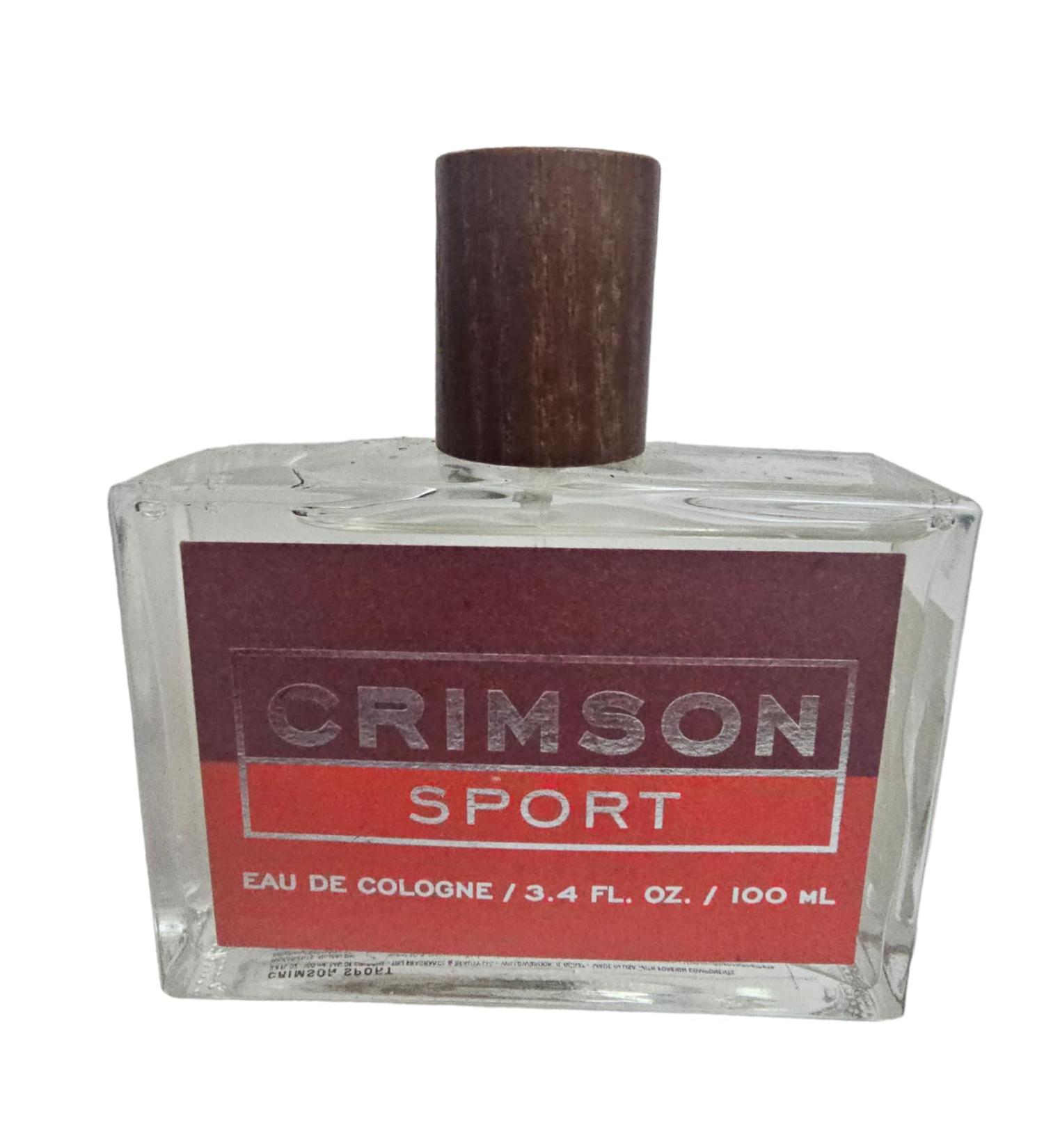 TRU FRAGRANCE CRIMSON SPORT EAU DE COLOGNE 3.4 FL OZ / 100ML