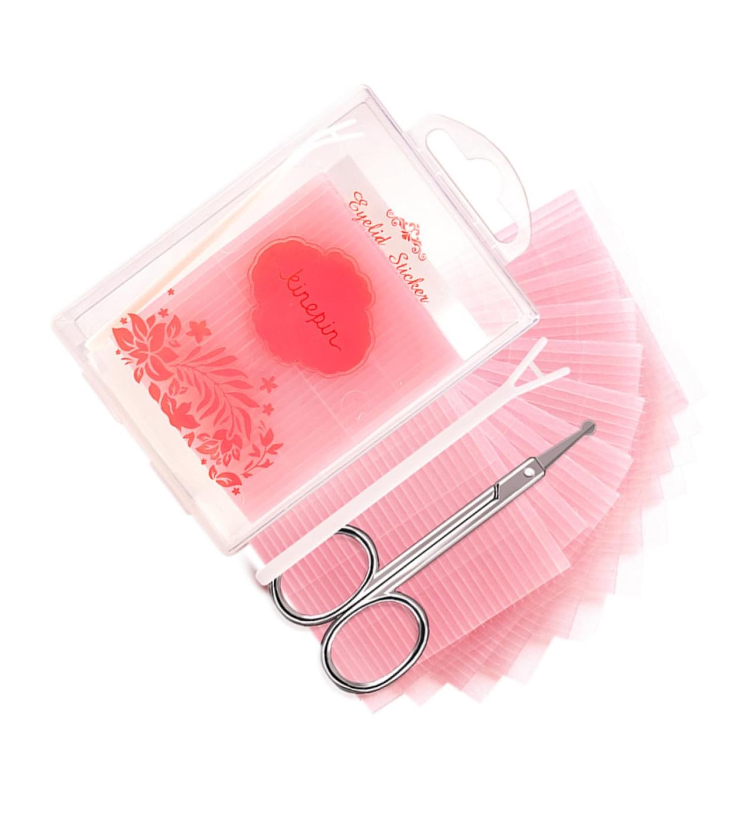 Mikinona 1 Set Double Eyelid Sticker Lace Eyelid Tape Thin Double Sided Eyelid Clear Tape Make up Fiber Strip - Buy Online on GoSupps.com
