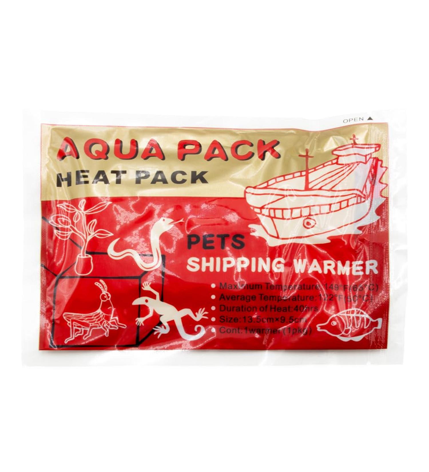 Terra Discount Aqua Pack 40 hours - Heat pack for shipping animals and plants - Universal warmer heat pad (1 piece)