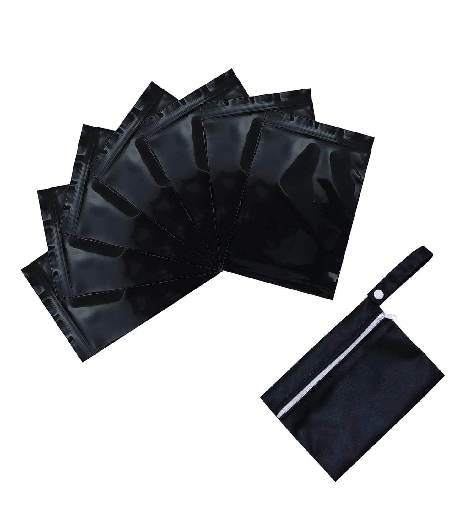 Sadocom 100pcs Sanitary Napkin Disposal Bags for Tampons, Pads, and Liners Sealable and Feminine Disposal Bags with Storage Bag - Buy Online on GoSupps.com