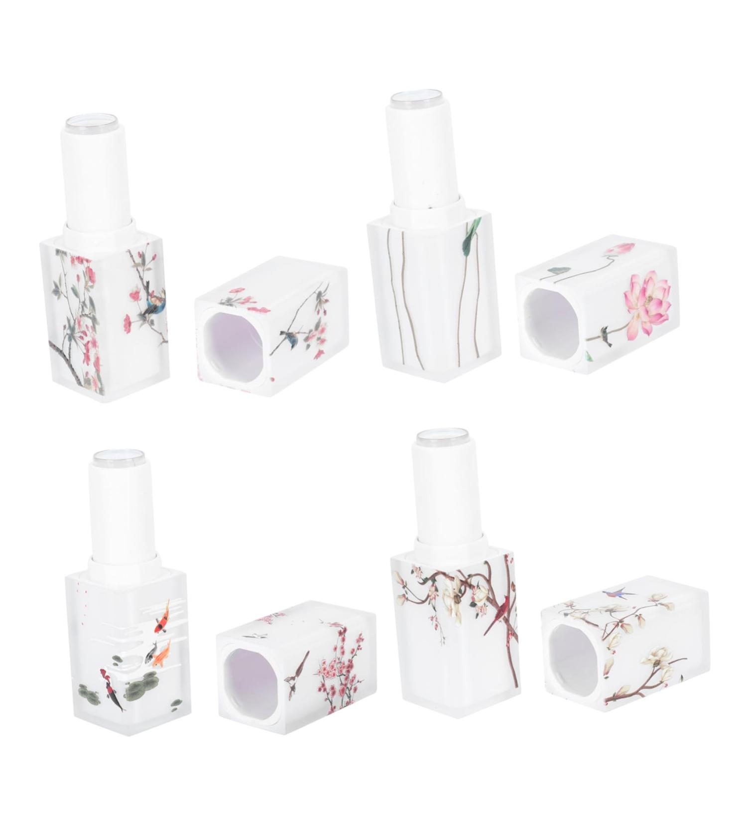 ERINGOGO 4pi ces Tube Vide Lot De Tubes Style Chinois Structure Simple Pour Remplissage Facile Utilisation Pratique Pour Voyages Ou D coration - Buy Online on GoSupps.com
