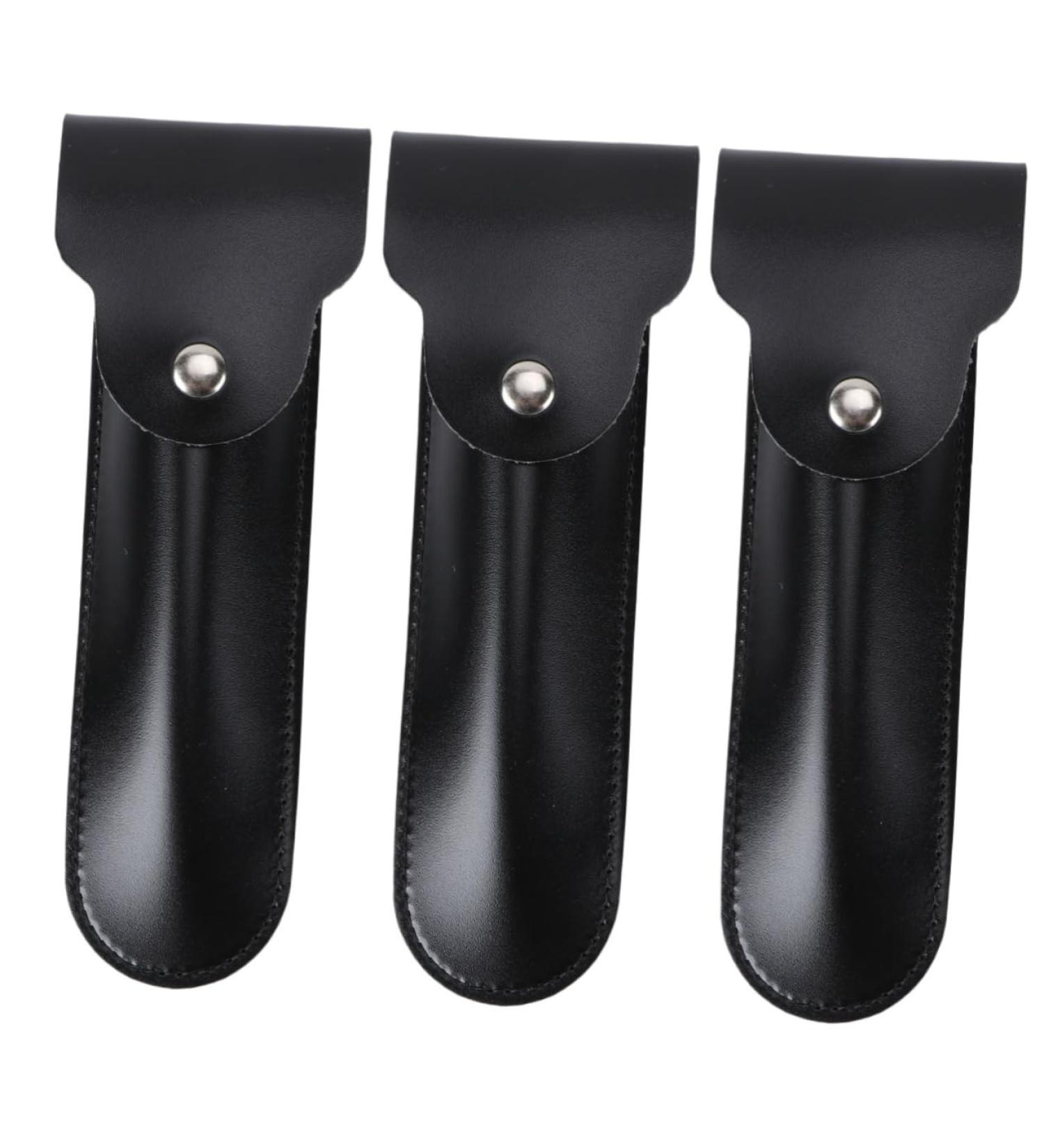 Shop Minkissy 3pcs Ladies Manual Razor Set with Leather Case - Travel Essentials for Smooth Skin - Buy Online on GoSupps.com