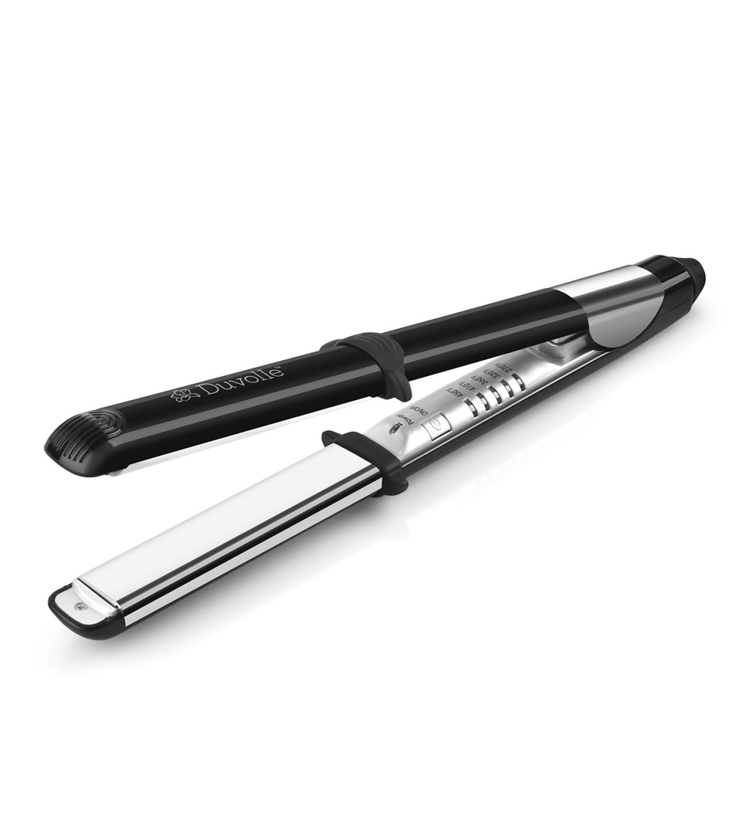 Rendezvous Professional Titanium Flat Iron - Extra Long Curved Plates Adjustable Temp (270-450F) - Fast Heating Dual Voltage Hair Straightener & Curler for All Hair Types - Buy Internationally - Buy Online on GoSupps.com
