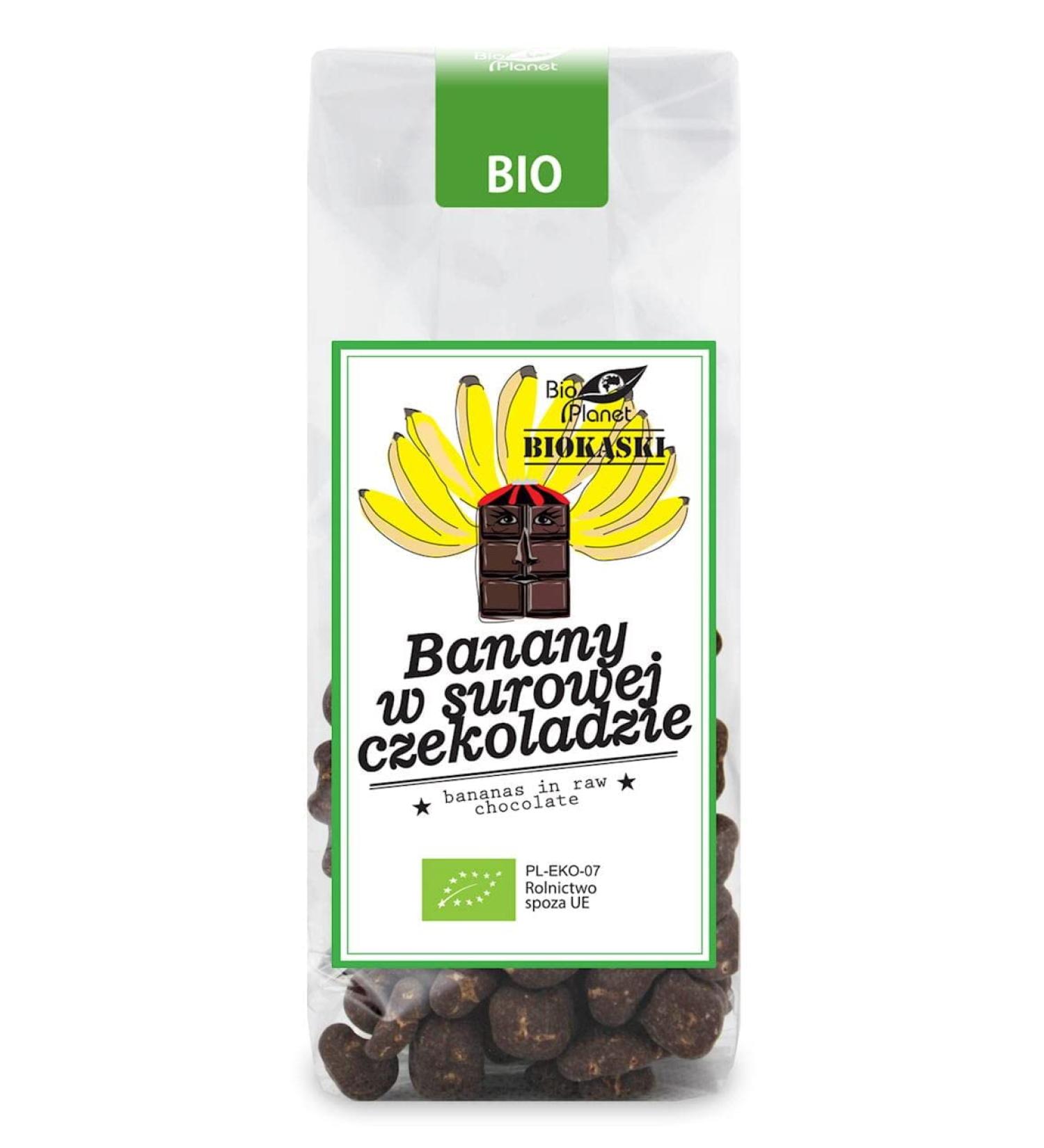 BANANE AU CHOCOLAT CRU BIO 100 g - BIO PLANET