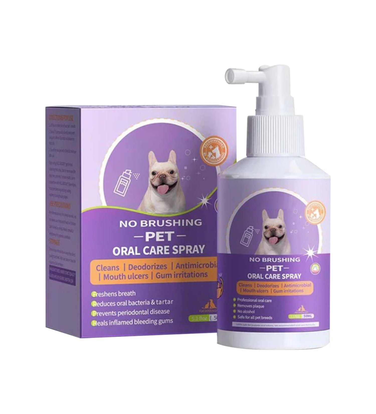 Sofenthiss Teeth Cleaning Spray for Dogs & Cats 2024 New Pet Clean Teeth Spray Pet Oral Spray Clean Teeth (1pcs) - Buy Online on GoSupps.com