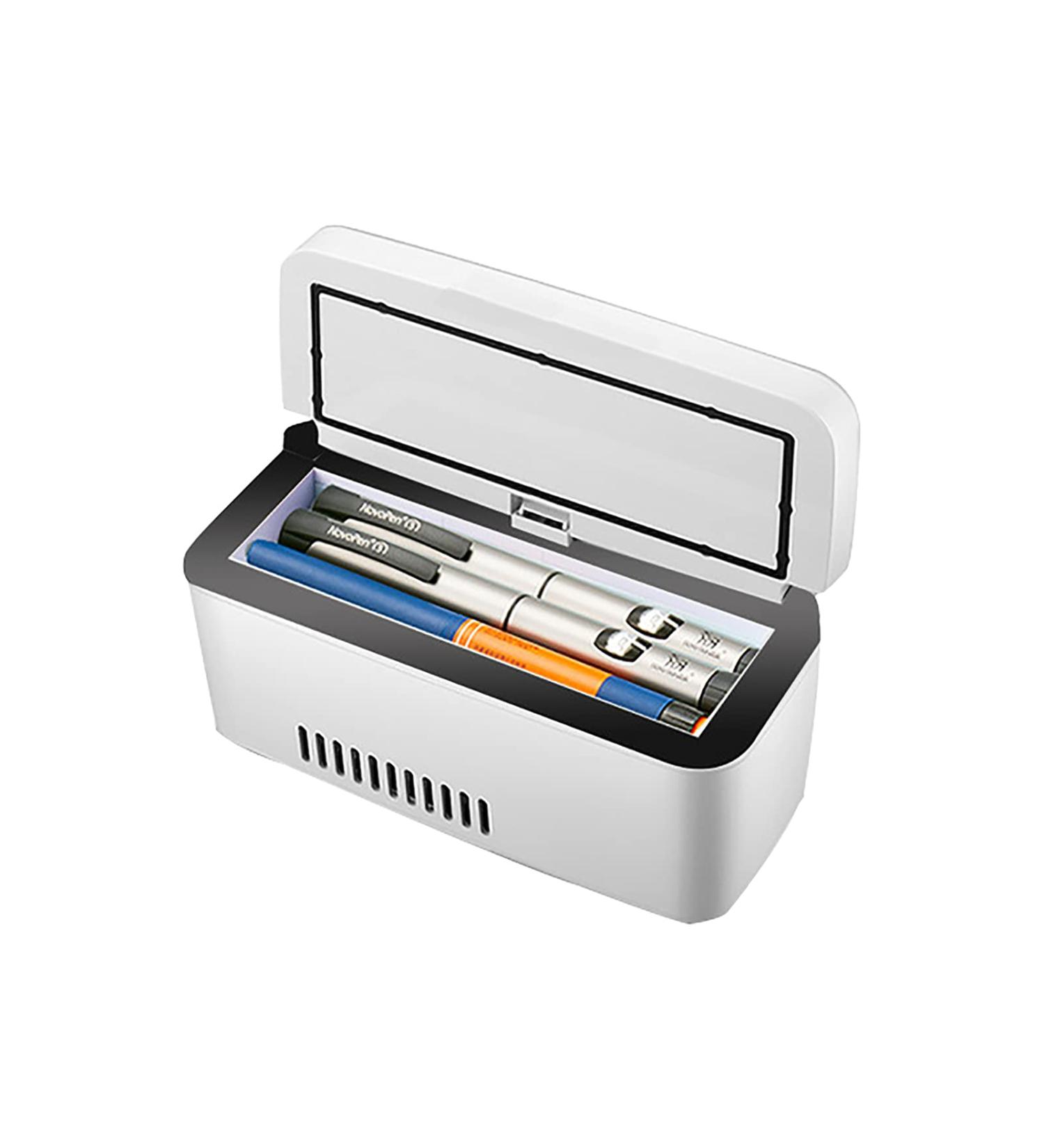 ZZBB LCD Display Insulin Cooler Case Portable Insulin Cooler Refrigerated Box Rechargeable Medicine Mini Fridge Cooler for Home Car Travel - Buy Online on GoSupps.com