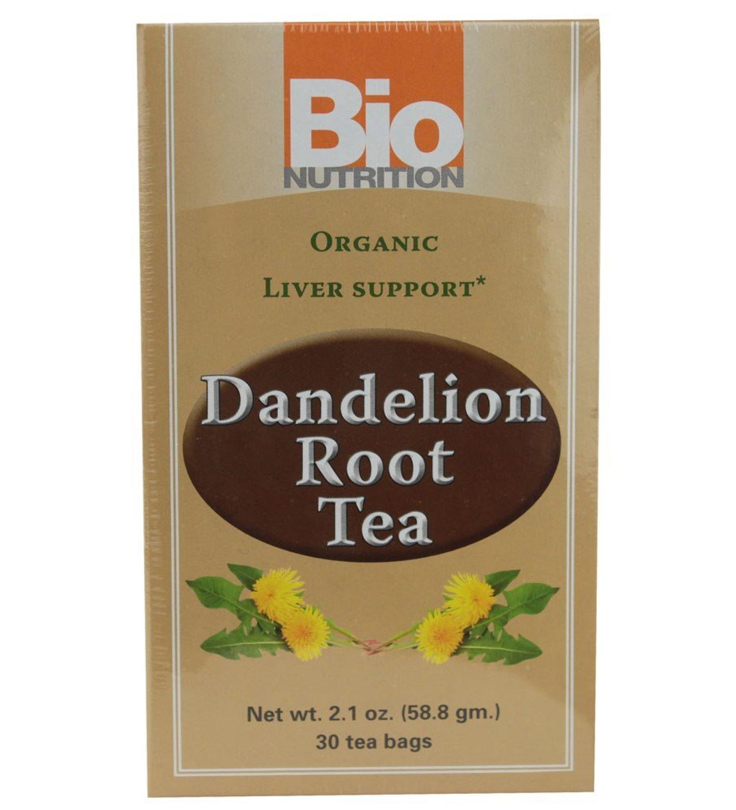 Dandelion Root Tea by BioNUTRITION - 30 tea bag - Buy Online on GoSupps.com