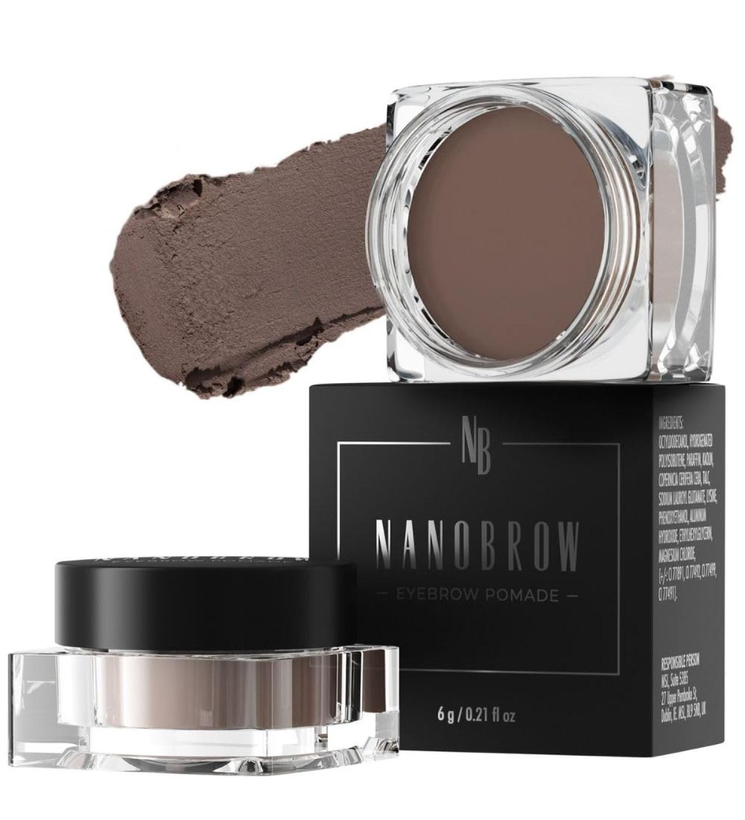 Pommade pour sourcils Nanobrow Eyebrow Pomade - Pommade sourcils imperm able (Brun fonc ) - Buy Online on GoSupps.com