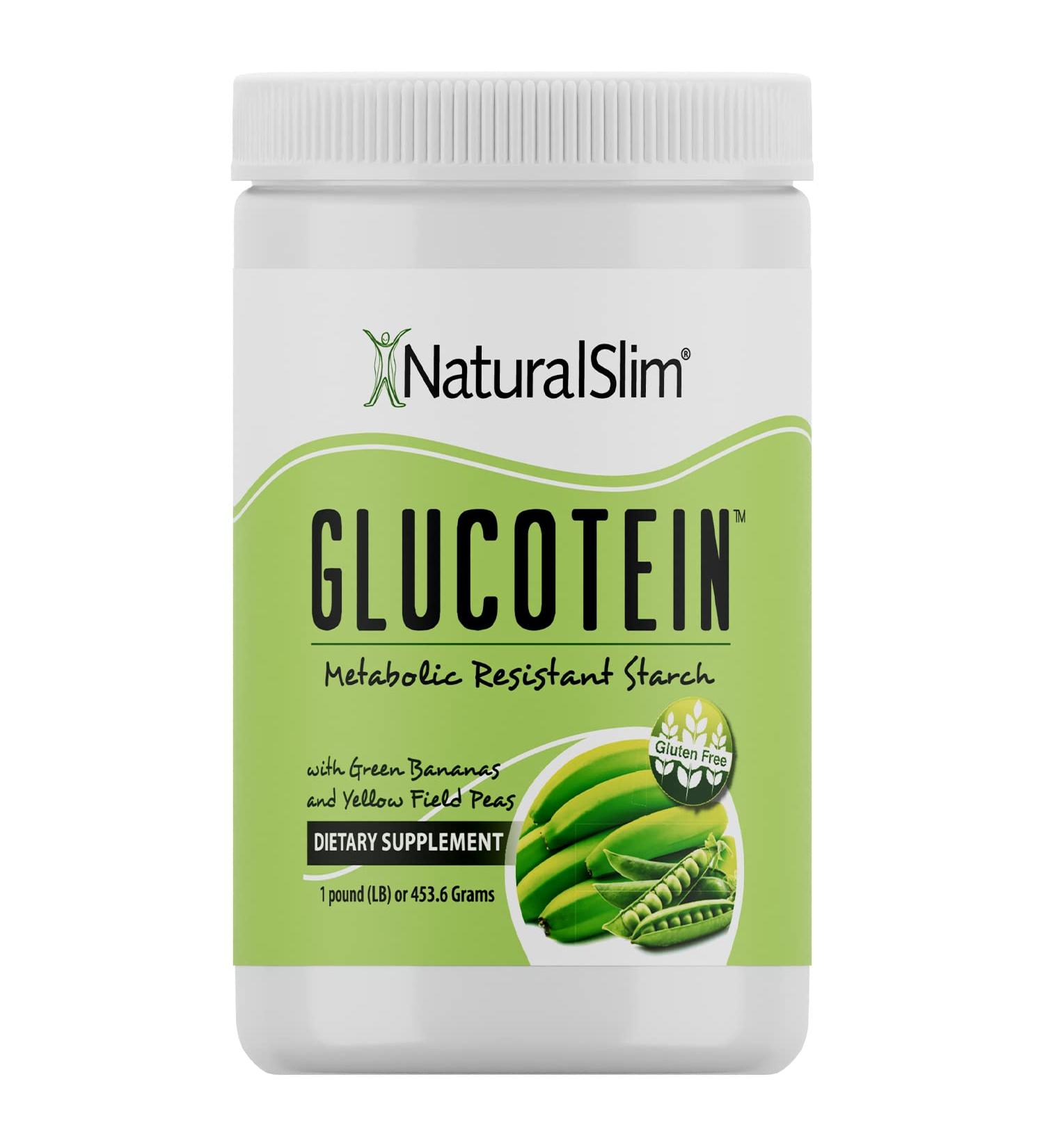 NaturalSlim Resistant Starch - Organic Green Banana Flour & Pea Starch Blend for Gut Health - Non-GMO, Gluten-Free Metabolism & Prebiotic Fiber Powder - 16 Servings - Buy Online on GoSupps.com
