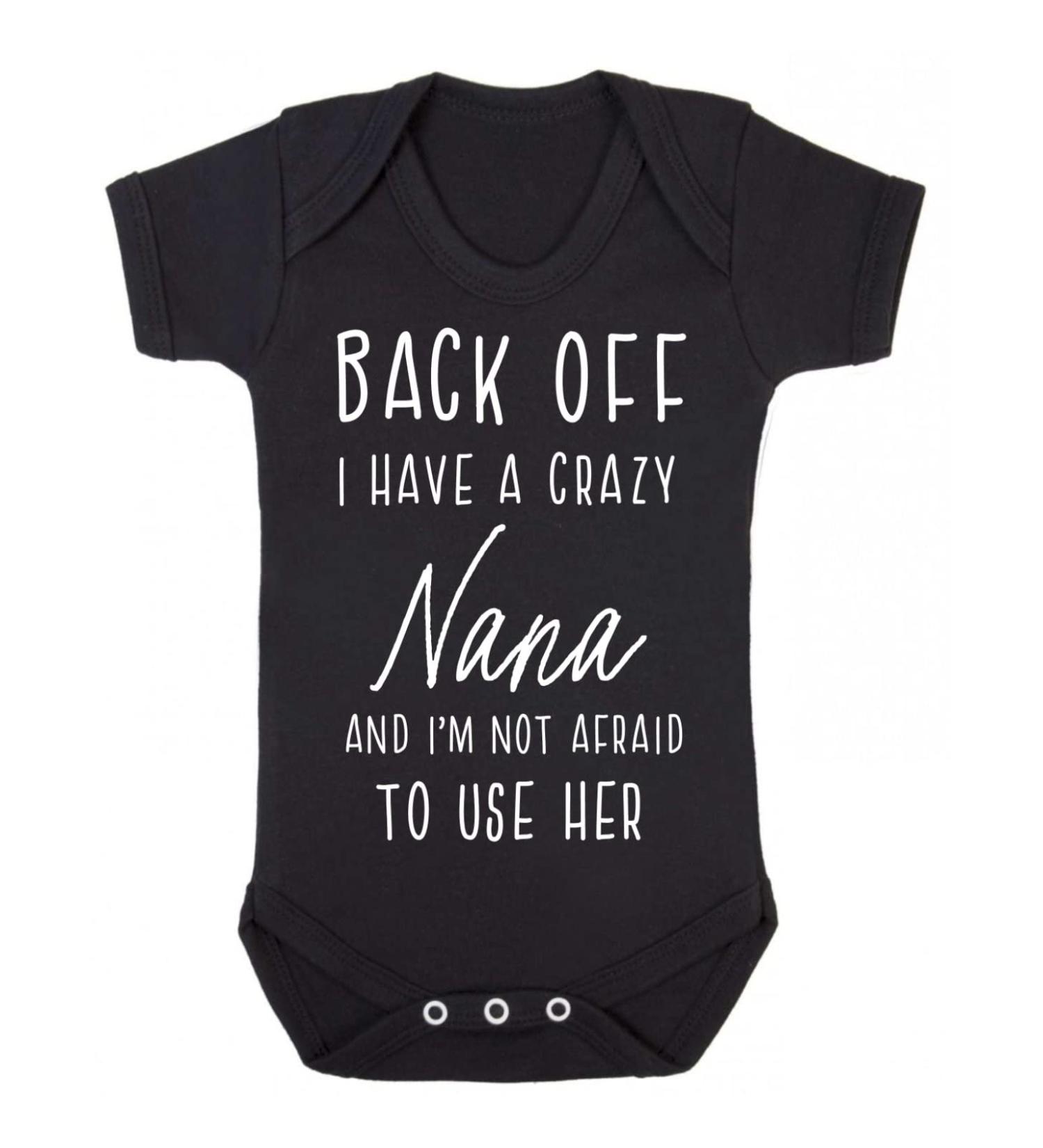 Crazy Nana Protected BBY7 Baby Grow Vest 0-3 Months Black - Miammo - Buy Online on GoSupps.com