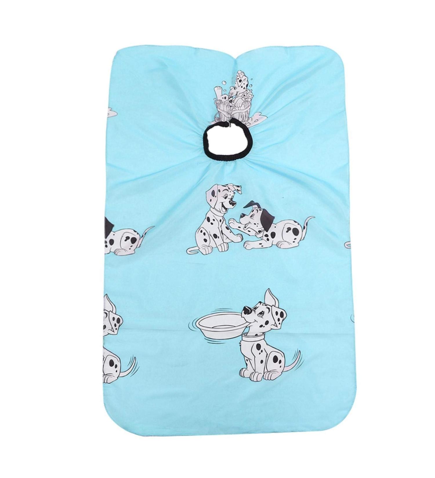 Water-Resistant Hair Cutting Cap for Children - Snap Lock Hairdressing Cape (Yellow) | Kids Barber Cloak & Haircut Wall Protector - Buy Online on GoSupps.com