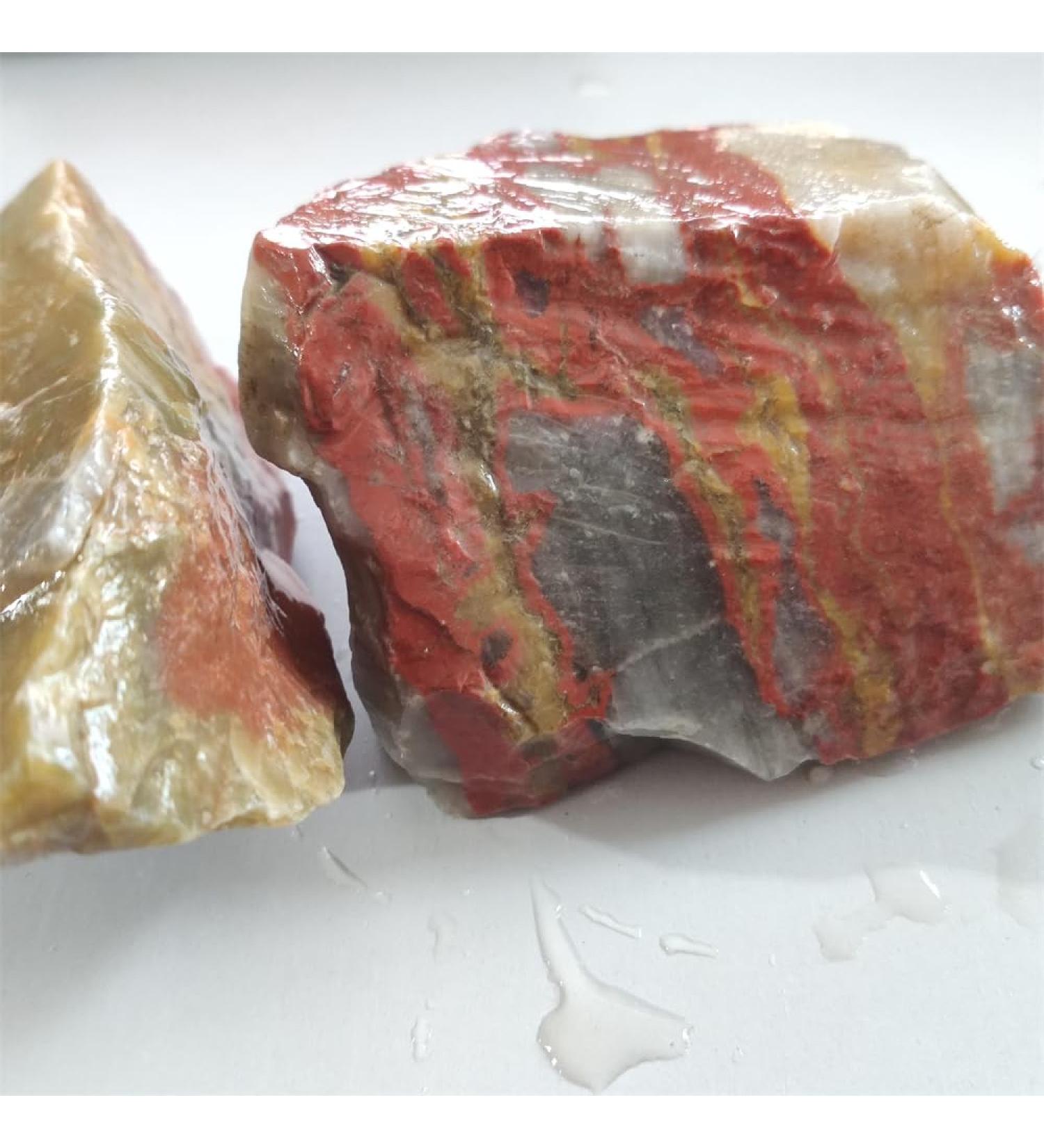 Yenoshi Natural Water jade Raw Stone Crystal Minerals Specimen Decorative Stone Healing Energy Stone - (Color: About 100g Size: Random Size) - Buy Online on GoSupps.com