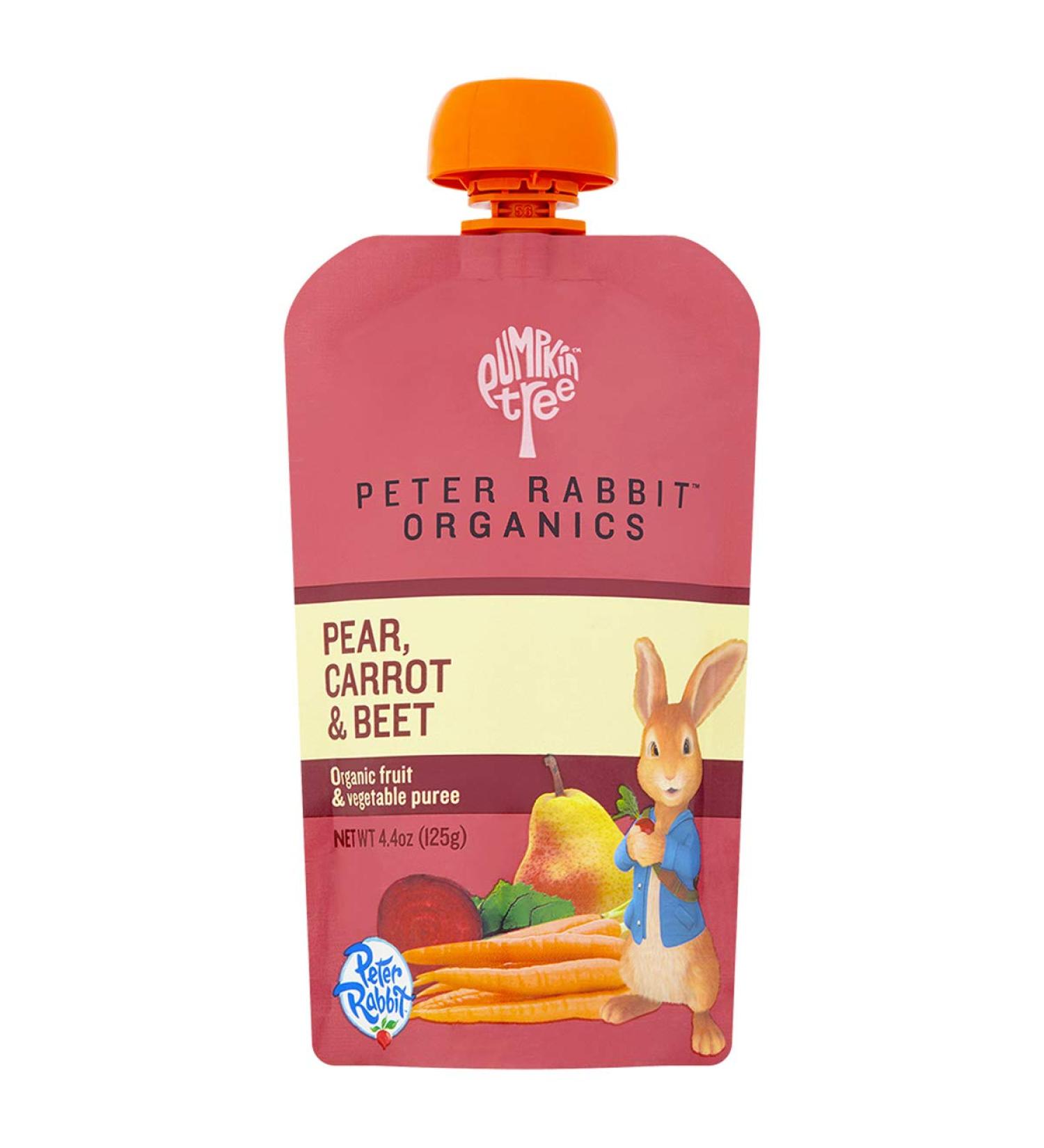 Peter Rabbit Organics Pumpkin Tree - Beet, Carrot & Pear (Pack of 10, 44 oz) - Buy Online on GoSupps.com