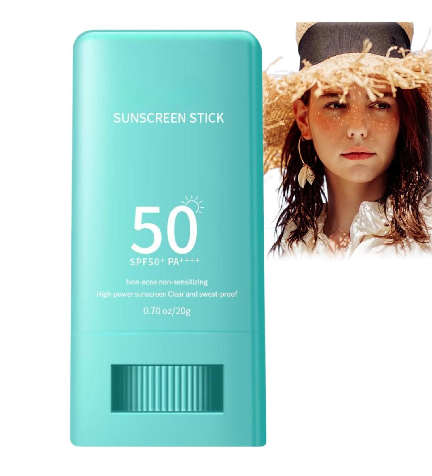 Sunscreen Stick SPF50 Sun Cream Stick Hyaluronic Acid SPF50 Face Moisturiser with Vitamin E Matte Sun Stick Korean Sunscreen Stick UVA&UVB Protetion Suncream Sun Block Sticks Facial Sunscreen - Buy Online on GoSupps.com