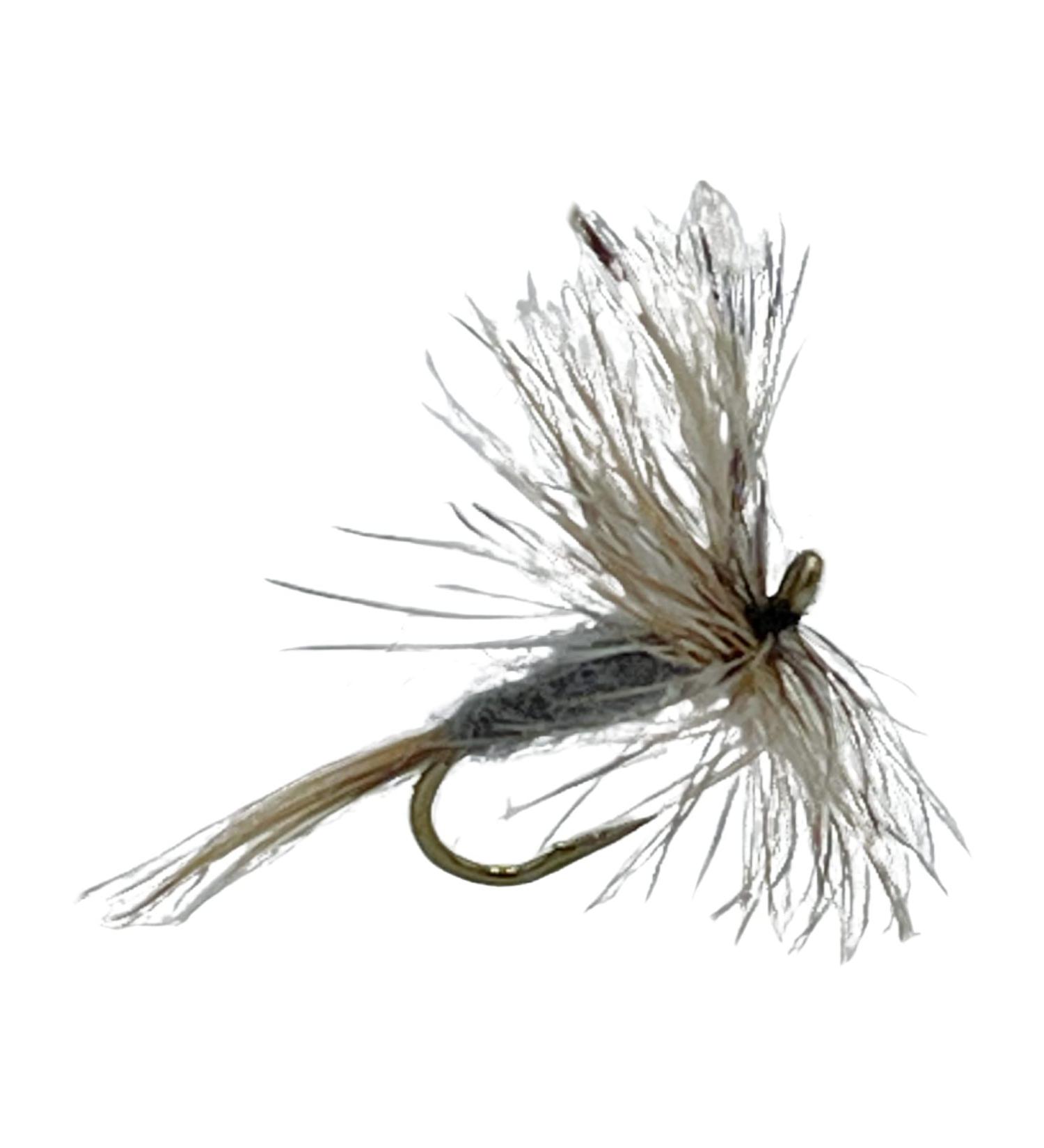 Feeder Creek Adams Dry Fly Fishing Flies Assortment for Trout - 12, 14, 16, 18 (3 of Each Size) - Buy Online on GoSupps.com