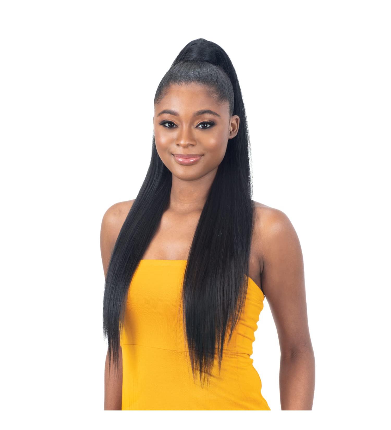 FreeTress Milky Way Organique Pony Pro Sleek Straight Ponytail (1B) - Shop Now! - Buy Online on GoSupps.com