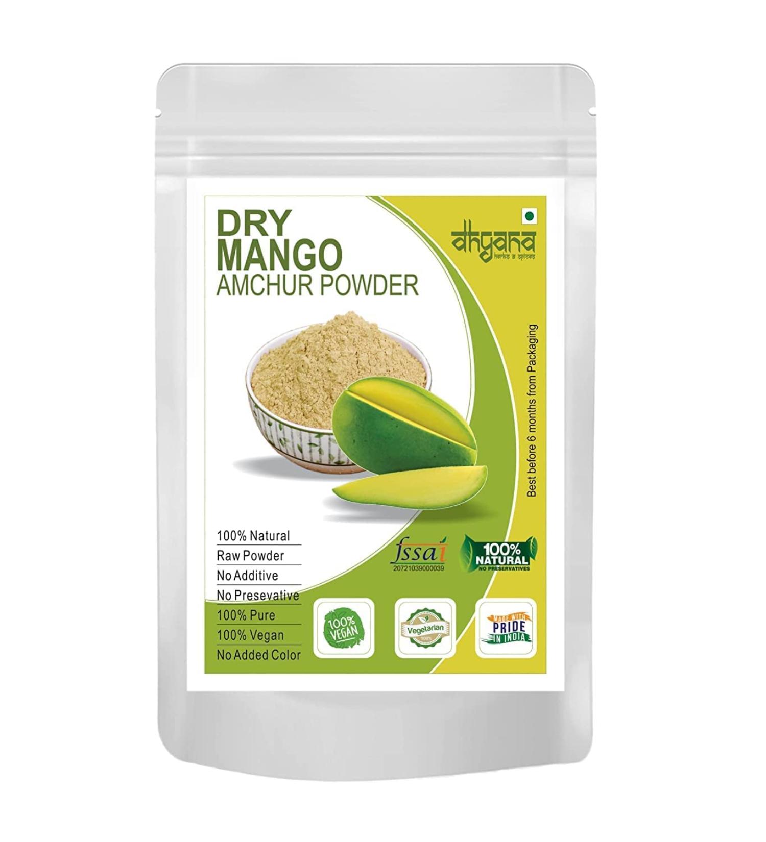 QURA Exim Amchur Powder 1kg (500gm x 2 pack) Dry Green Mango Powder - Buy Online on GoSupps.com
