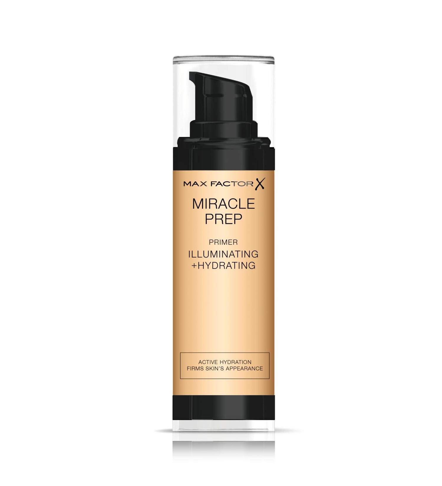 Max Factor Miracle Prep Illuminating & Hydrating Primer 30ml with Niacinamide & Vitamin E - Buy Online on GoSupps.com