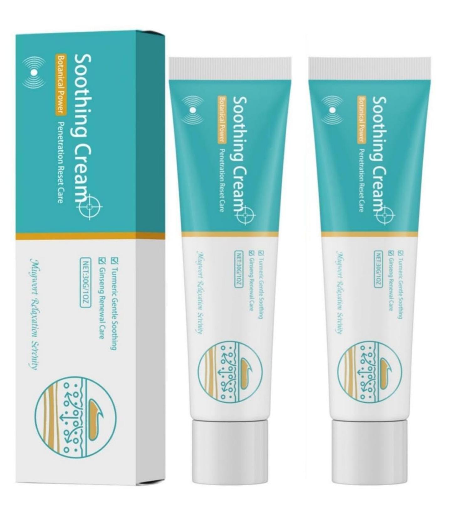 Cr me Apaisante au Curcuma et au Ginseng 30 g - Formule absorption rapide apaise la nuque et les paules convient une utilisation quotidienne soin base de plantes 2pcs - Buy Online on GoSupps.com