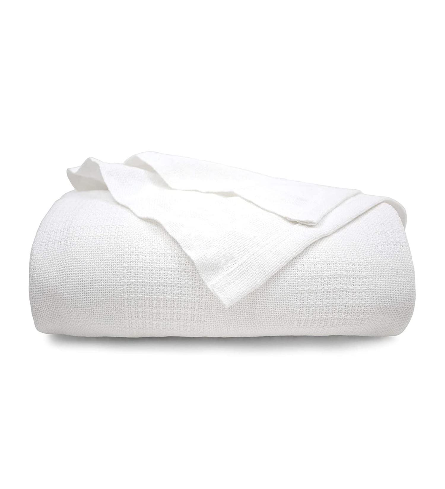 TL Care Health Hospital Cotton Knit Blanket - Twin Size for Medical or Home Care - Buy Online on GoSupps.com