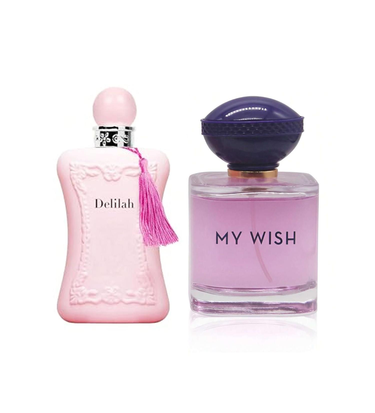 Women's Delilah&My Wish Perfume Set Romantic Floral Scent Eau De Parfum Spray for Women 3.4 Fl Oz Each Bottle Daily Used Fragrance - Buy Online on GoSupps.com