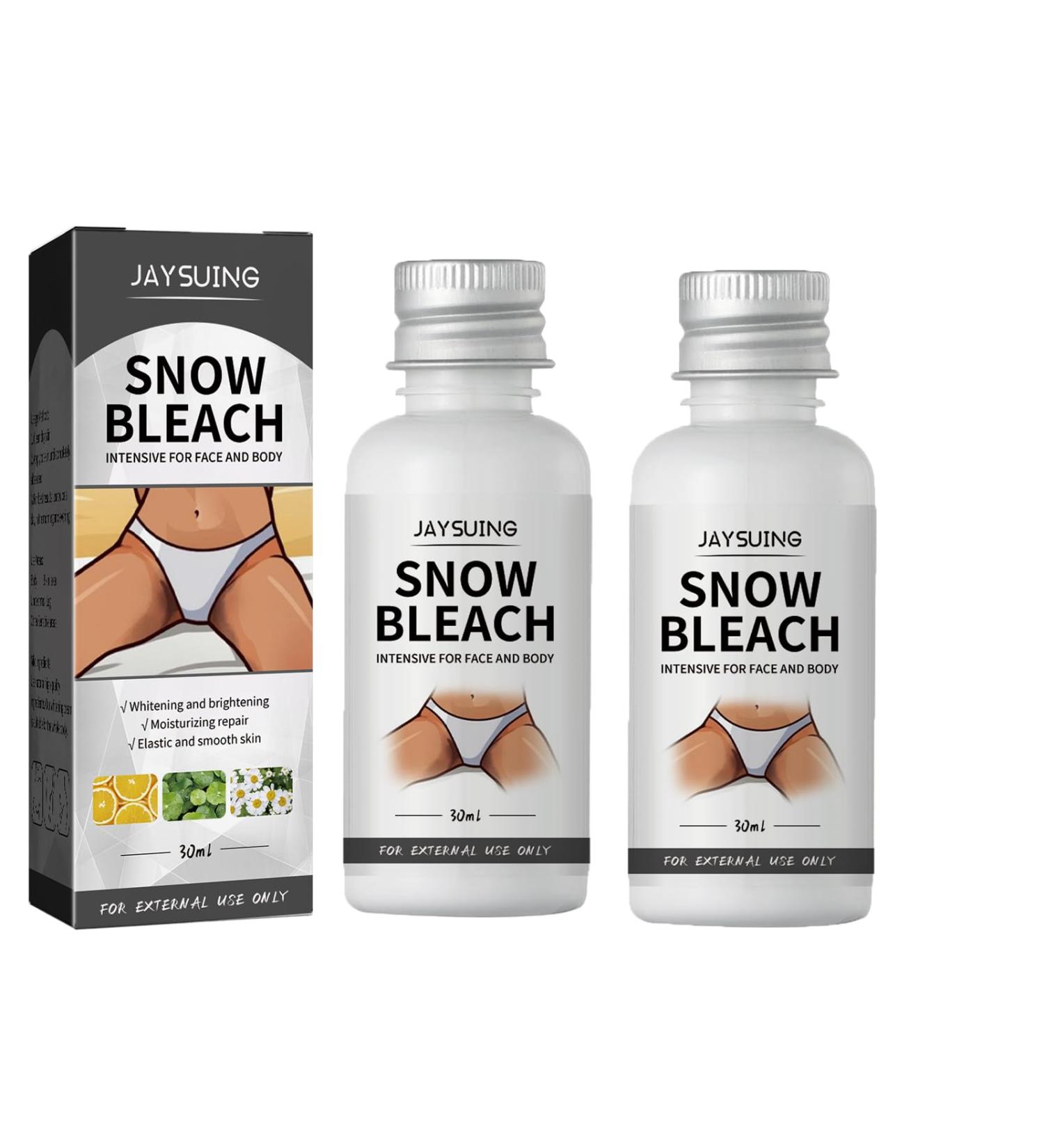 Snow Bleach Cream - Skin Bleaching & Underarm Whitening for Private Parts (2oz) | Effective Skin Corrector for Intimate Areas - Buy Online on GoSupps.com