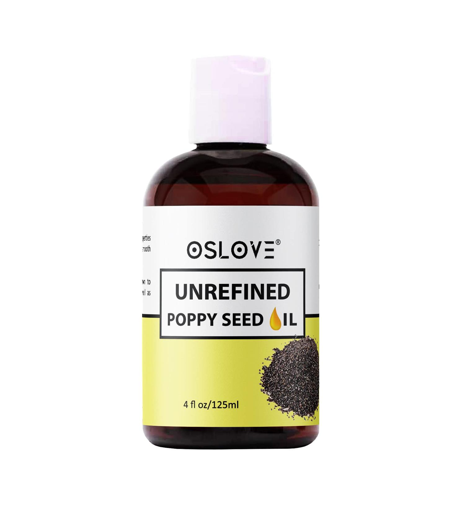Buy Unrefined Organic Poppy Seed Oil - 4 Oz | Pure & Cold-Pressed for Health & Cooking | International Shipping - Buy Online on GoSupps.com