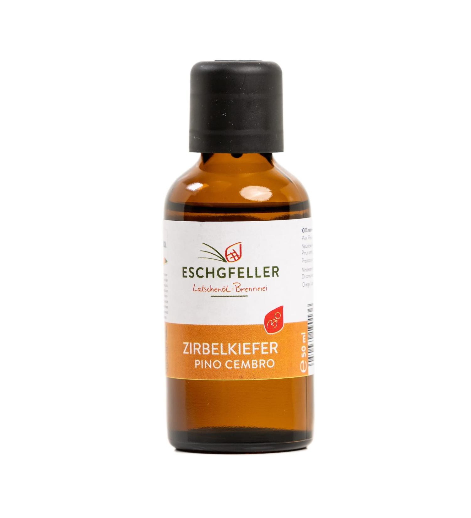 Organic Eschgfeller Stone Pine Oil 50ml - 100% Natural & Certified | Premium South Tyrol Quality - Buy Online on GoSupps.com
