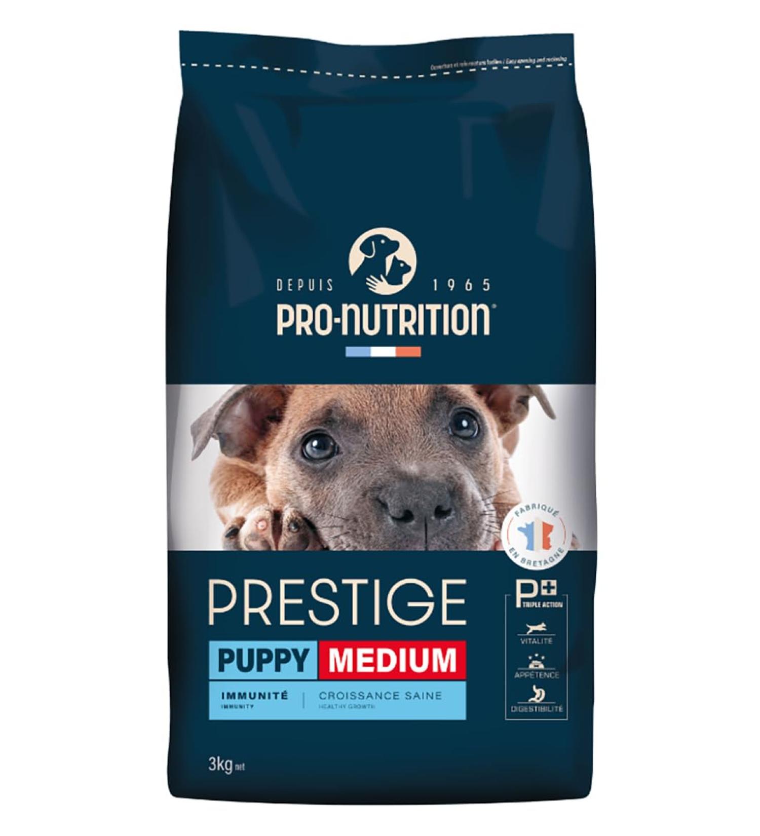 Pro Nutrition Prestige Puppy Medium 3 kg - Buy Online on GoSupps.com