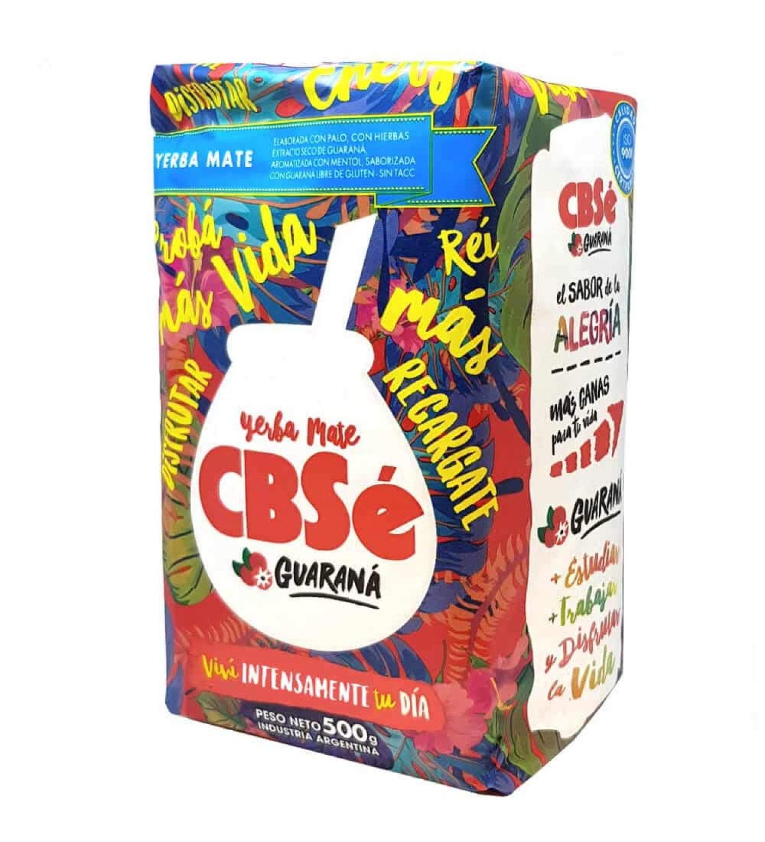 Yerba Mate Tea CBS Guarana CBS (4 x 500g)