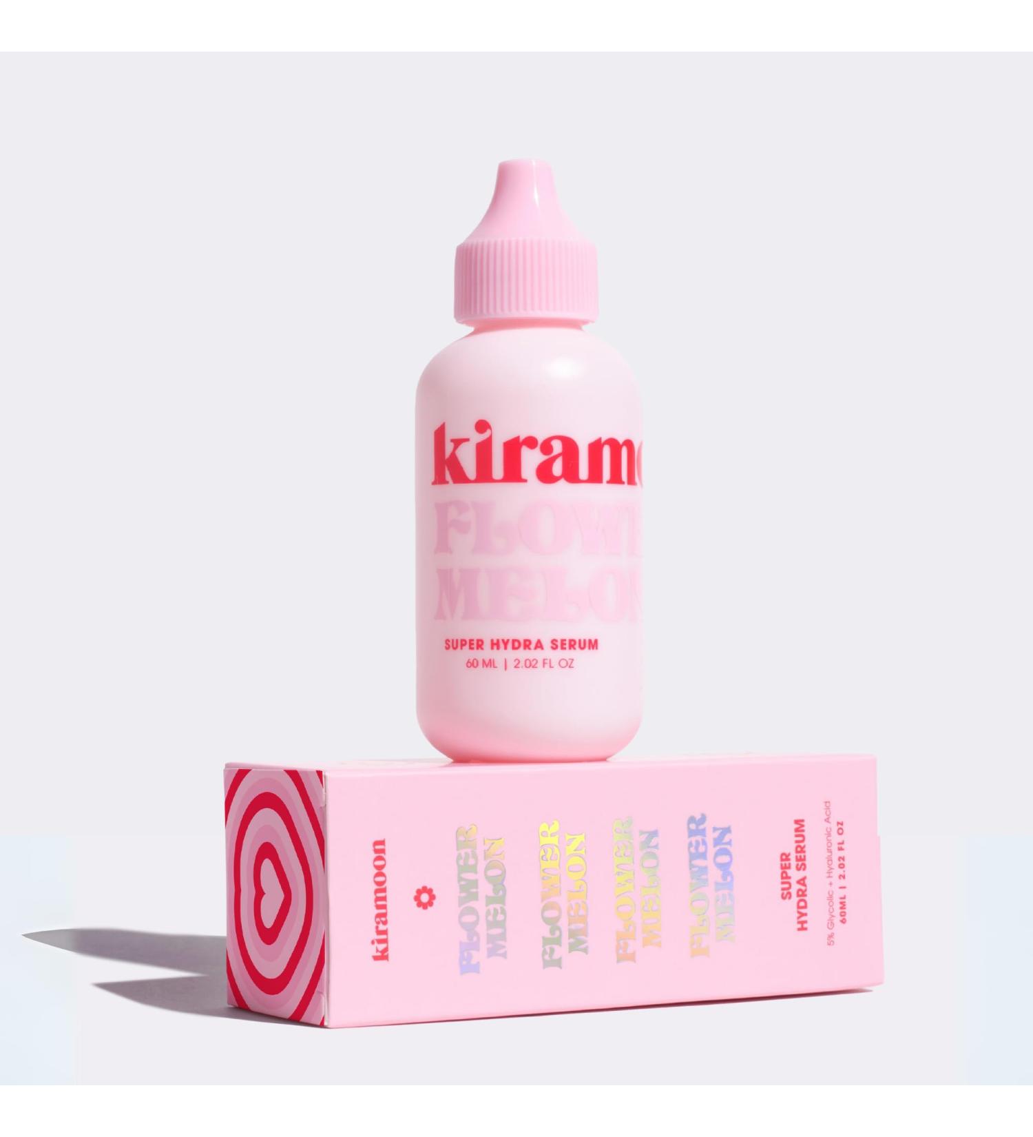 Kiramoon Flowermelon Hydrating Serum & Lightweight Daily Moisturizer to Reduce Dryness Aloe + Chamomile + Niacinamide All Skin Types including Sensitive Skin Fragrance Free Cruelty Free 2 fl oz - Buy Online on GoSupps.com